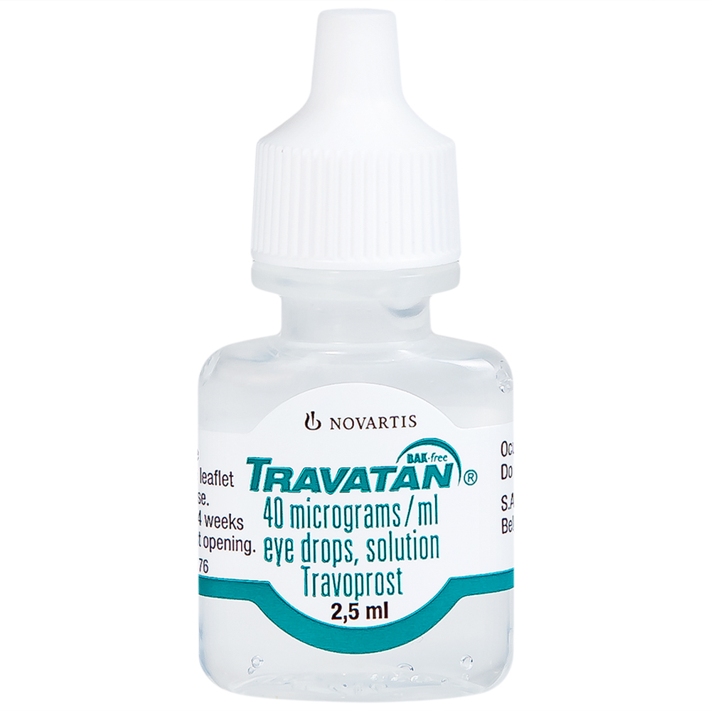 Thuốc nhỏ mắt Travatan Novartis làm giãn nhãn áp (2,5ml)