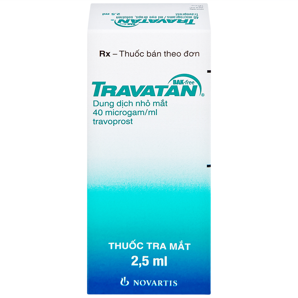 Thuốc nhỏ mắt Travatan Novartis làm giãn nhãn áp (2,5ml)