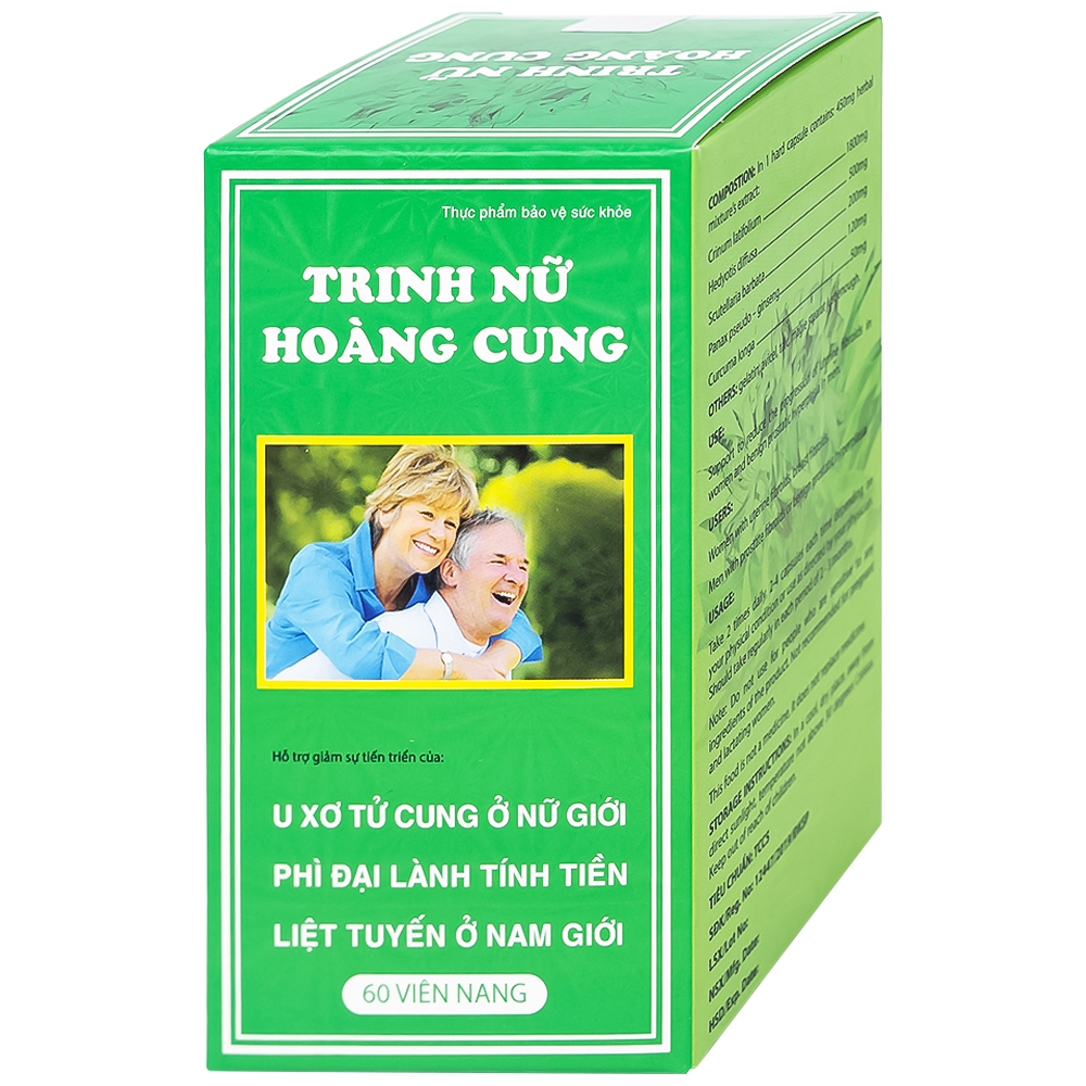 Viên hỗ trợ giảm sự tiến triển của u xơ tử cung Trinh Nữ Hoàng Cung Dolexphar (60 viên)
