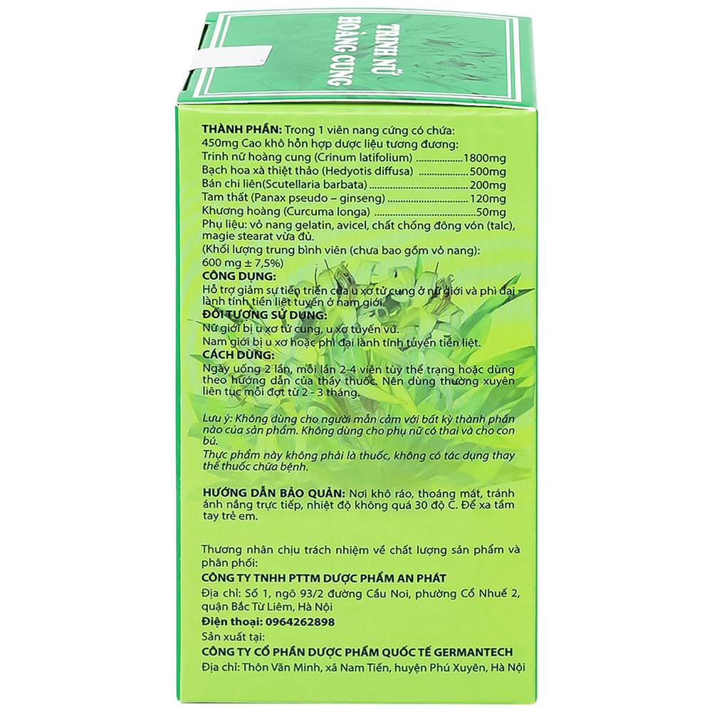 Viên hỗ trợ giảm sự tiến triển của u xơ tử cung Trinh Nữ Hoàng Cung Dolexphar (60 viên)