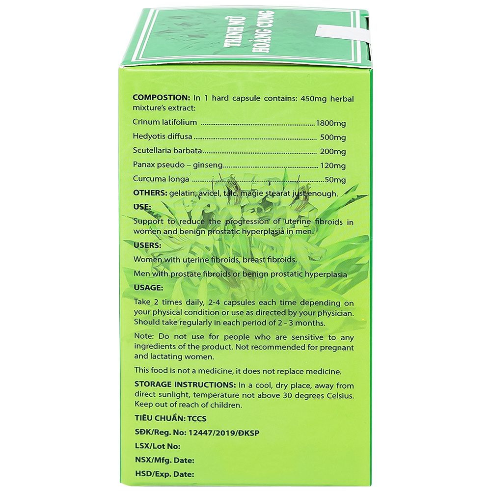 Viên hỗ trợ giảm sự tiến triển của u xơ tử cung Trinh Nữ Hoàng Cung Dolexphar (60 viên)