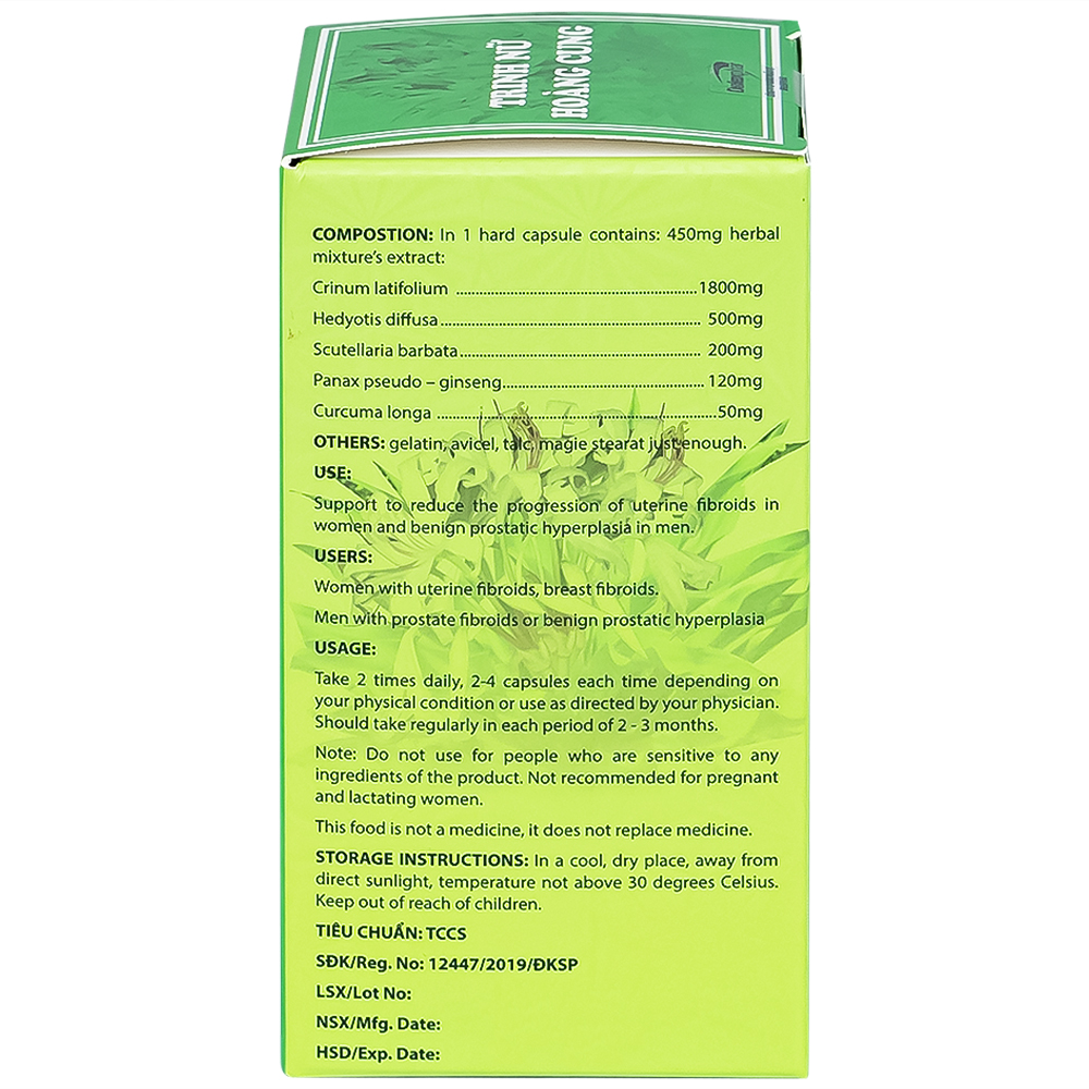 Viên hỗ trợ giảm sự tiến triển của u xơ tử cung Trinh Nữ Hoàng Cung Dolexphar (60 viên)