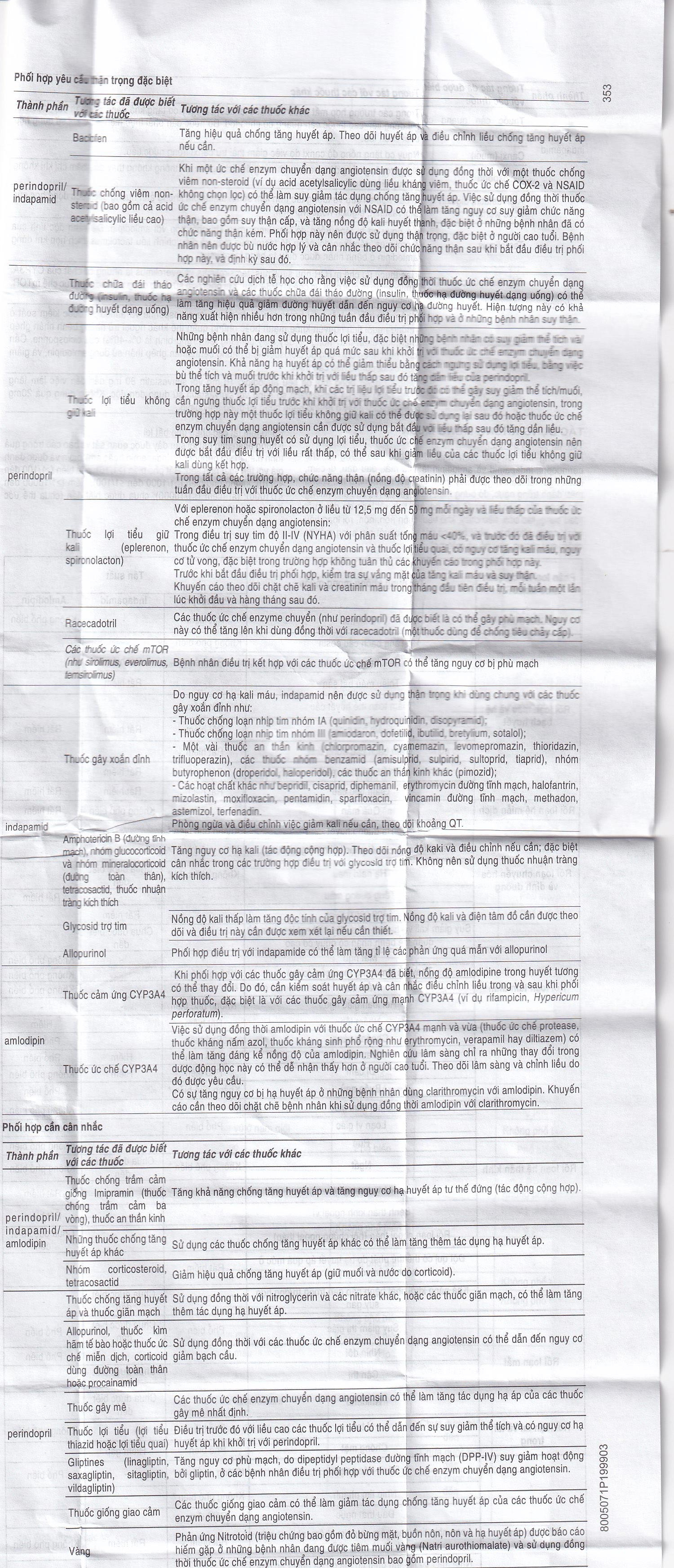 Thuốc Triplixam 5mg/1.25mg/5mg Servier điều trị tăng huyết áp (30 viên)