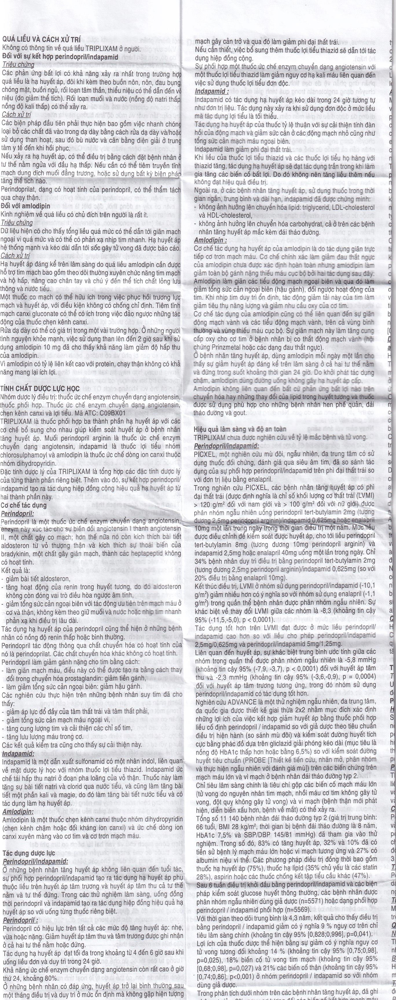 Thuốc Triplixam 5mg/1.25mg/5mg Servier điều trị tăng huyết áp (30 viên)