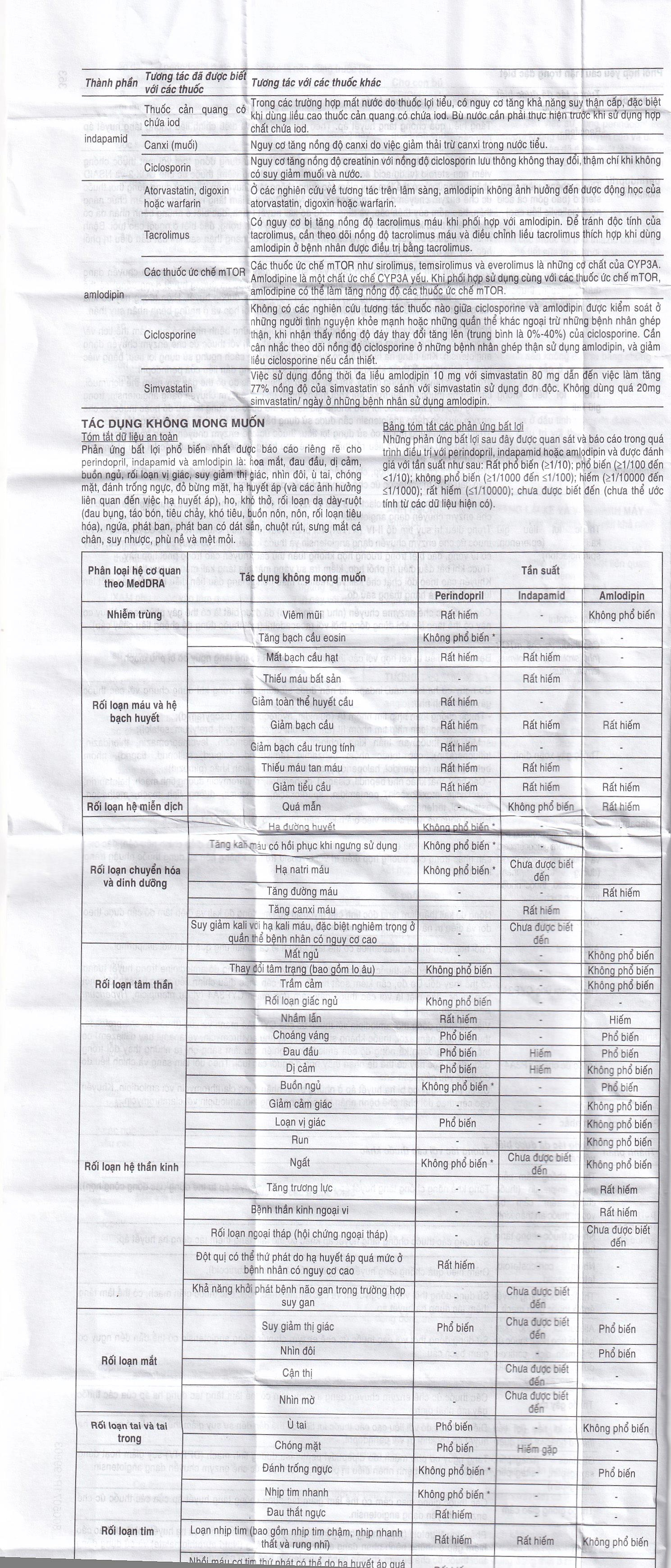 Thuốc Triplixam 5mg/1.25mg/5mg Servier điều trị tăng huyết áp (30 viên)