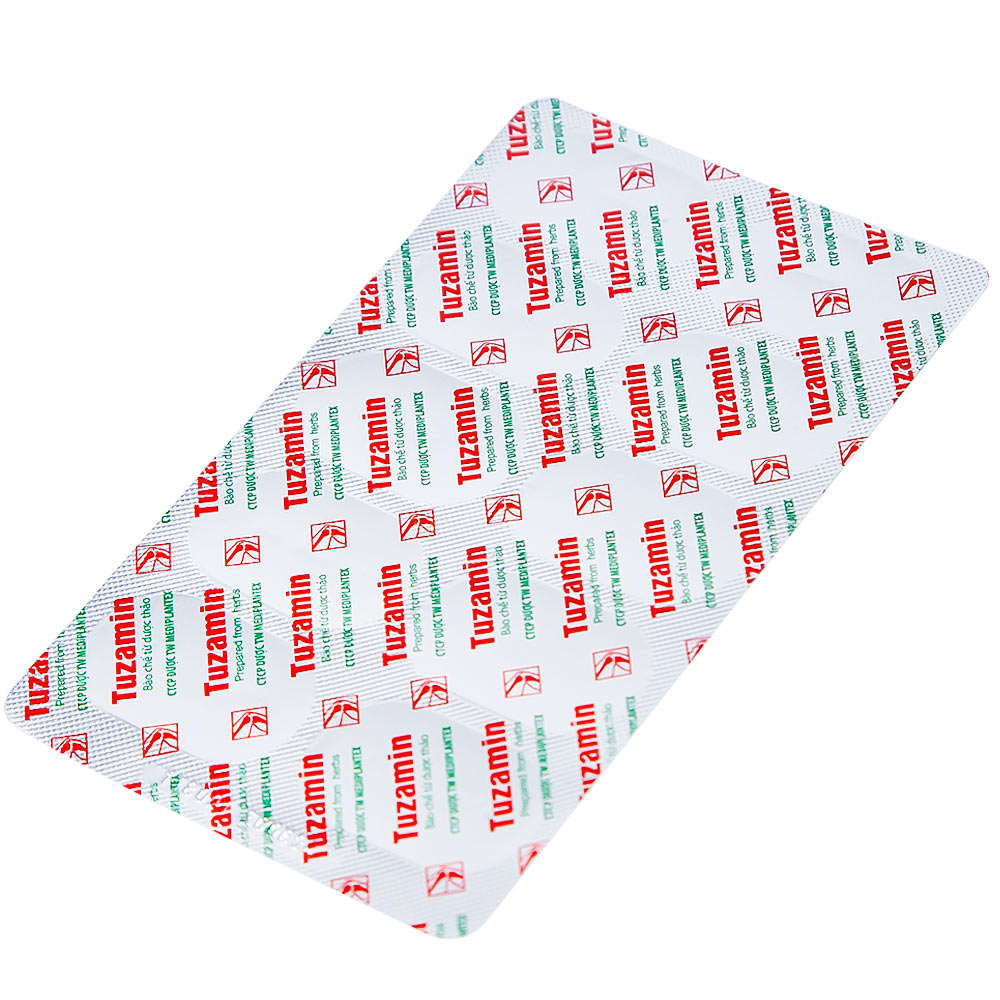 Thuốc Tuzamin Mediplantex hỗ trợ điều trị phong thấp, đau lưng (3 vỉ x 10 viên) 