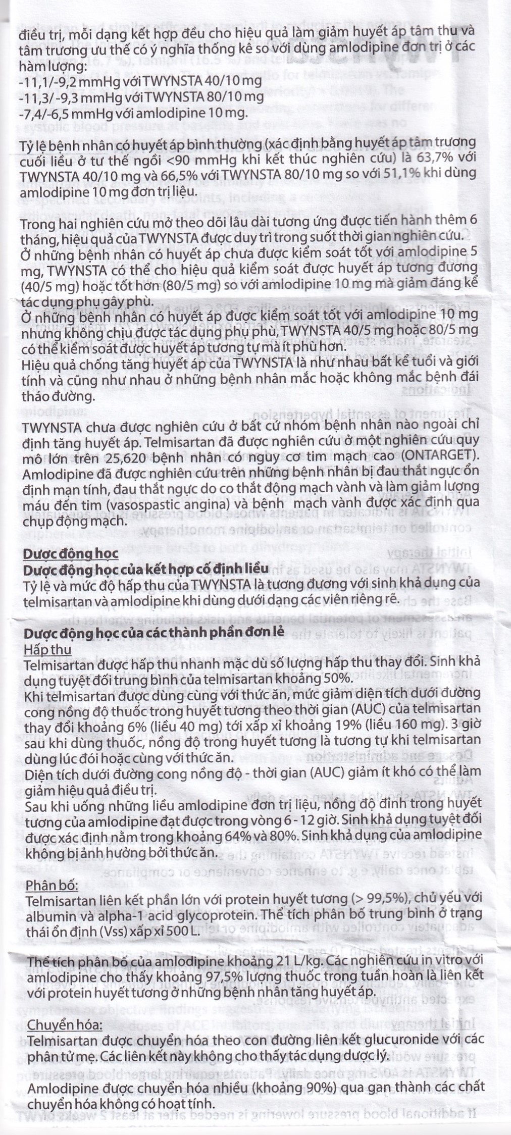 Thuốc Twynsta 40mg/5mg Boehringer điều trị tăng huyết áp vô căn (14 vỉ x 7 viên)