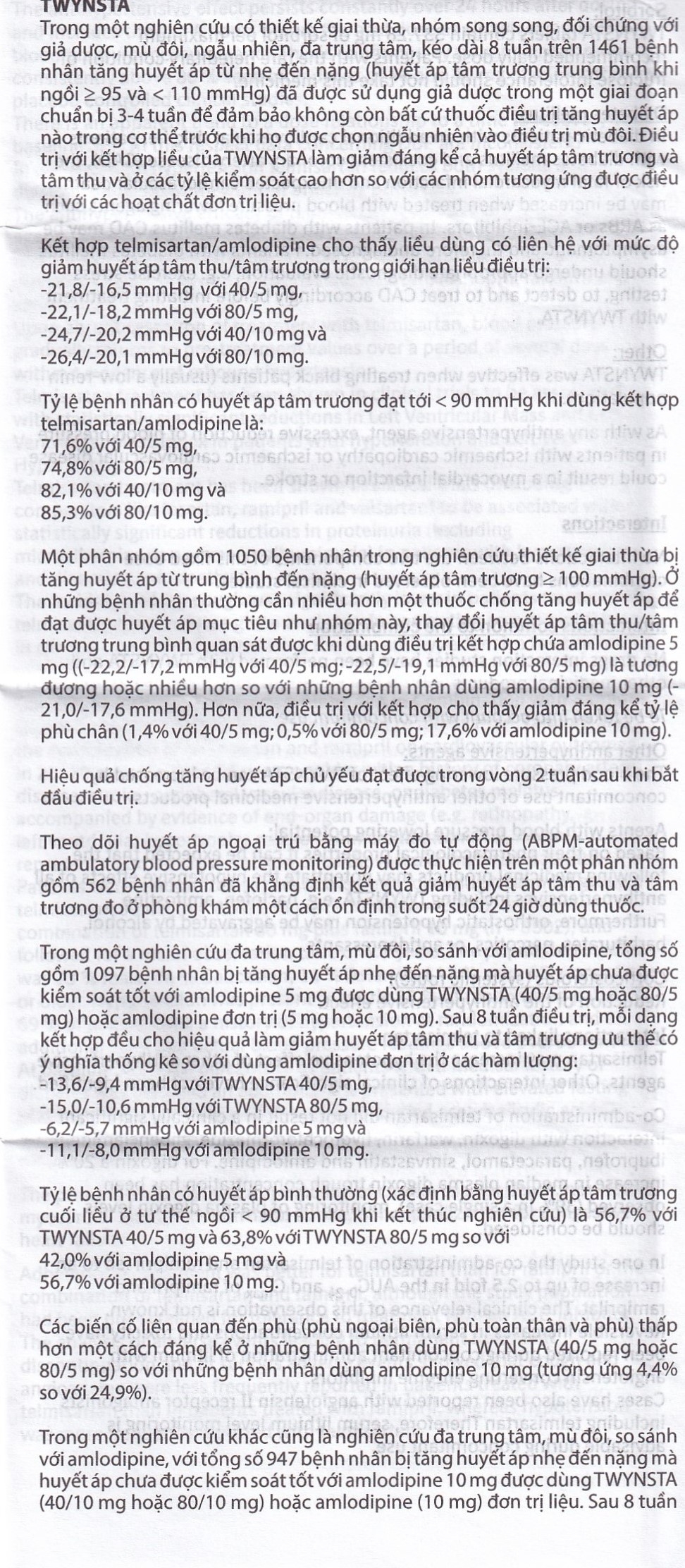 Thuốc Twynsta 40mg/5mg Boehringer điều trị tăng huyết áp vô căn (14 vỉ x 7 viên)