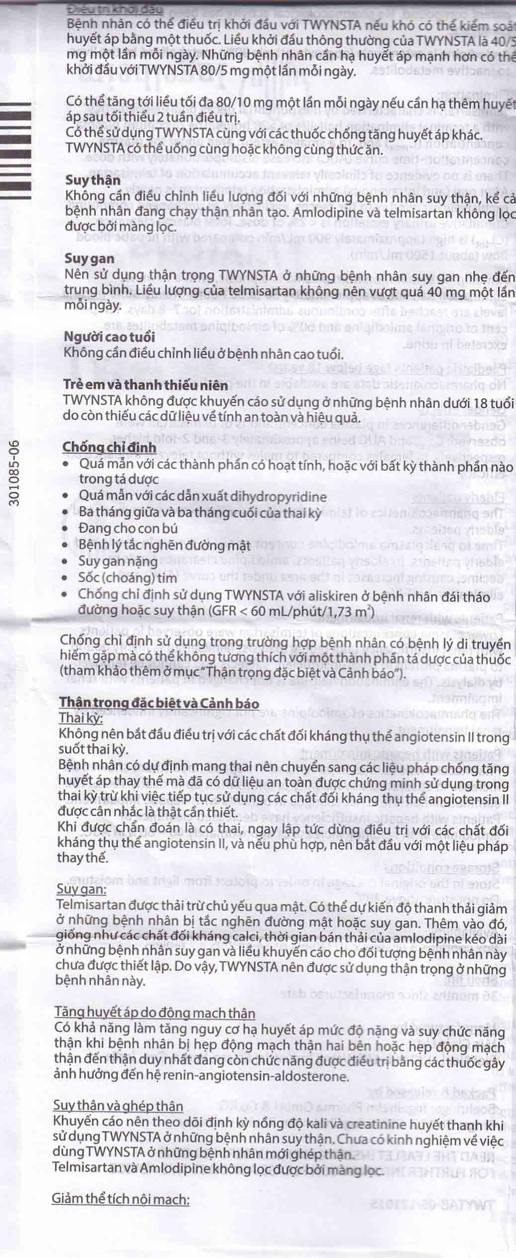 Thuốc Twynsta 40mg/5mg Boehringer điều trị tăng huyết áp vô căn (14 vỉ x 7 viên)
