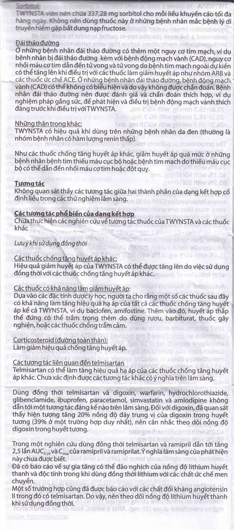 Thuốc Twynsta 80mg/5mg Boehringer điều trị tăng huyết áp vô căn (14 vỉ x 7 viên)