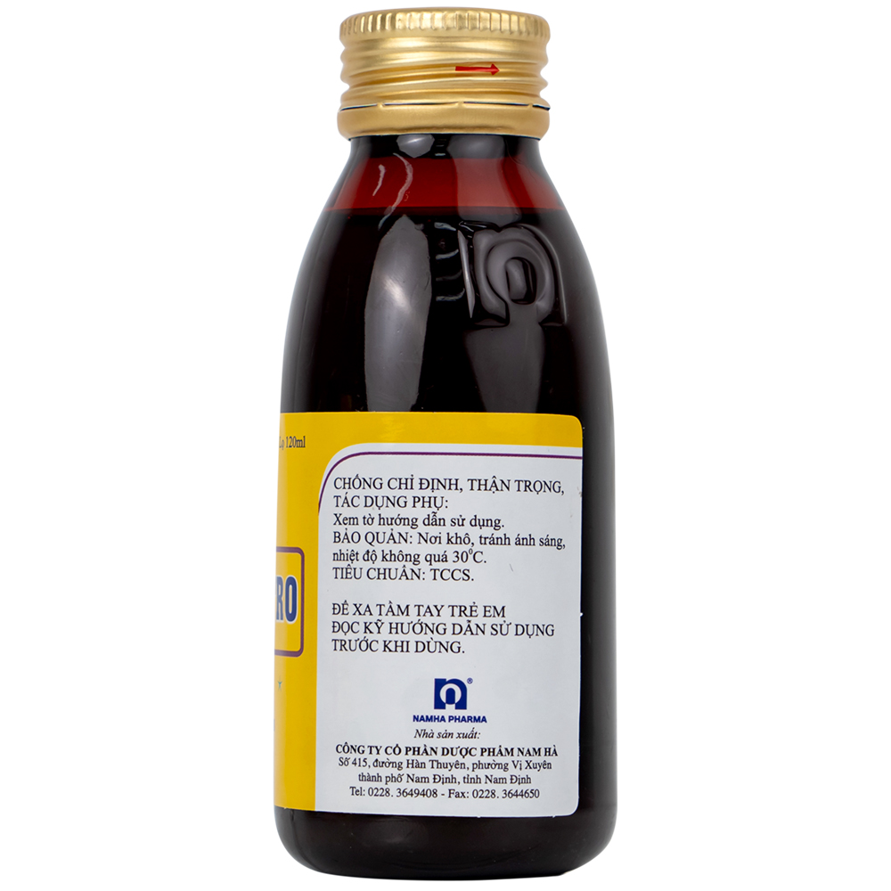 Siro Ubinutro Nam Hà bổ sung các acid amin, vitamin và kẽm (120ml)