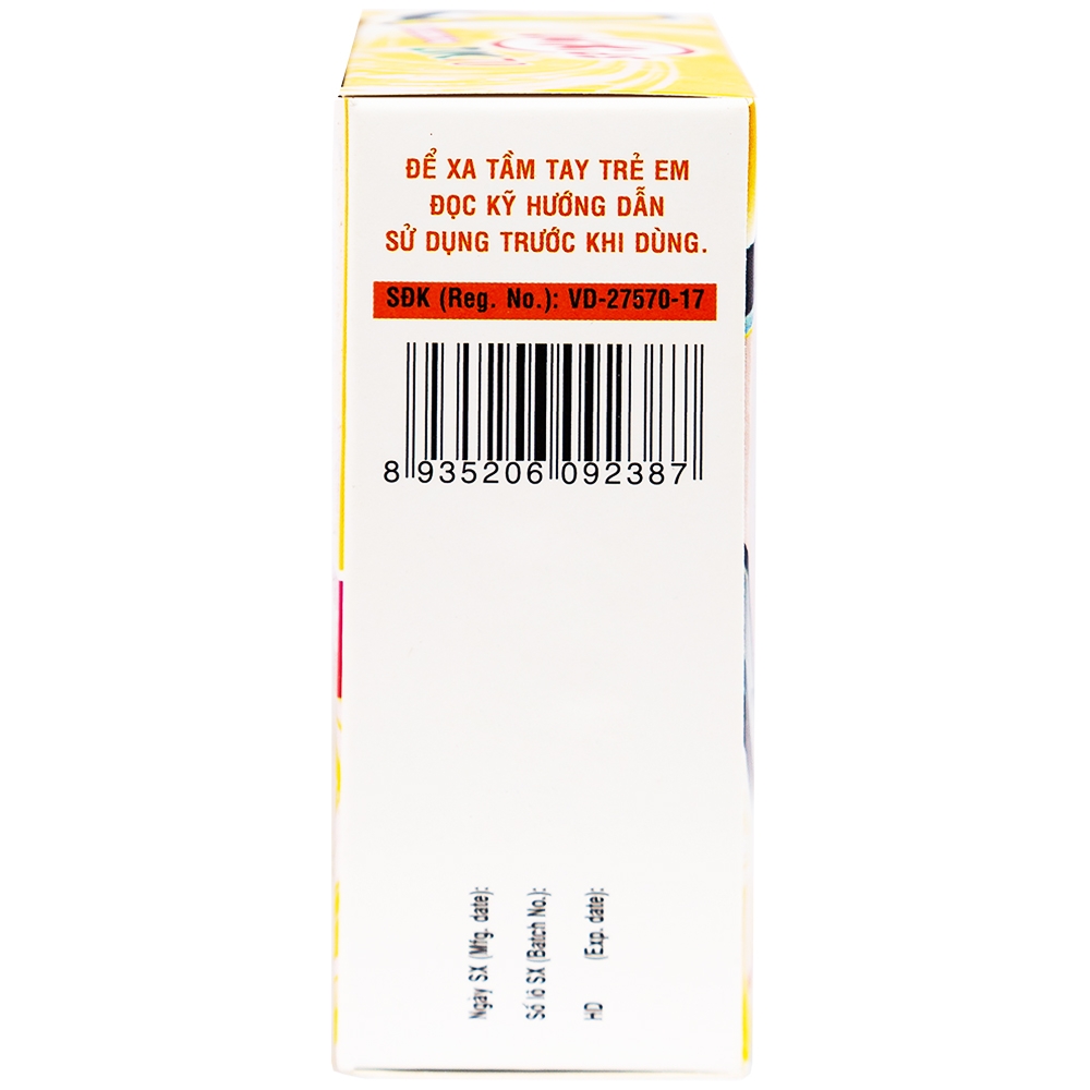 Cốm Unikids Zinc 70 DHG tăng cường sức đề kháng (24 gói x 1.5g)