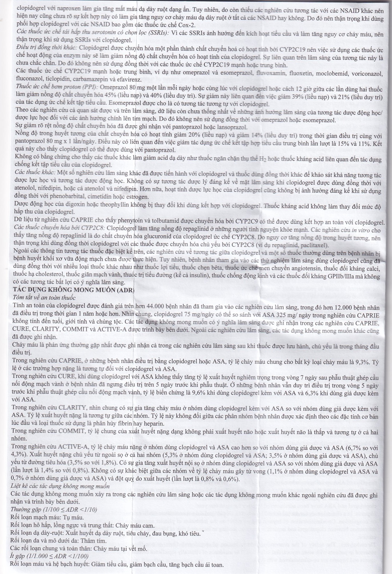 Thuốc Univixin Clopidogrel 75mg Korea United giảm các biến cố do xơ vữa động mạch (3 vỉ x 10 viên)