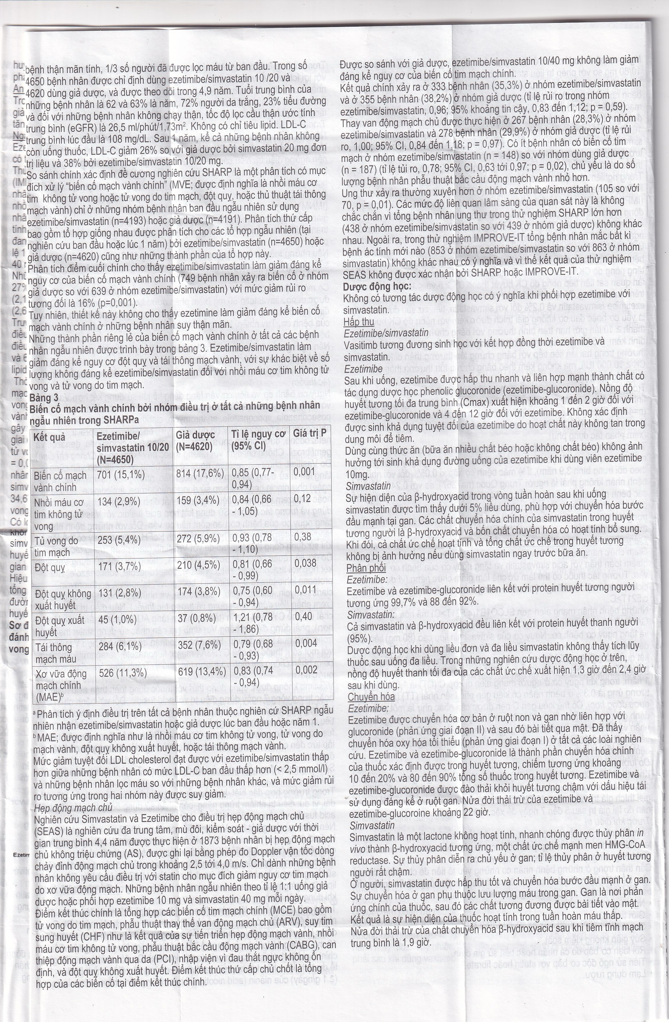 Thuốc Vasitimb 10mg/20mg tablets Krka giúp phòng bệnh tim, điều trị tăng cholesterol máu, máu đồng hợp tử gia đình (3 vỉ x 10 viên)