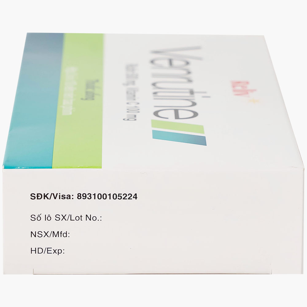 Thuốc Venrutine Reliv điều trị bệnh trĩ, các chứng xuất huyết dưới da, vết bầm máu (3 vỉ x 10 viên)