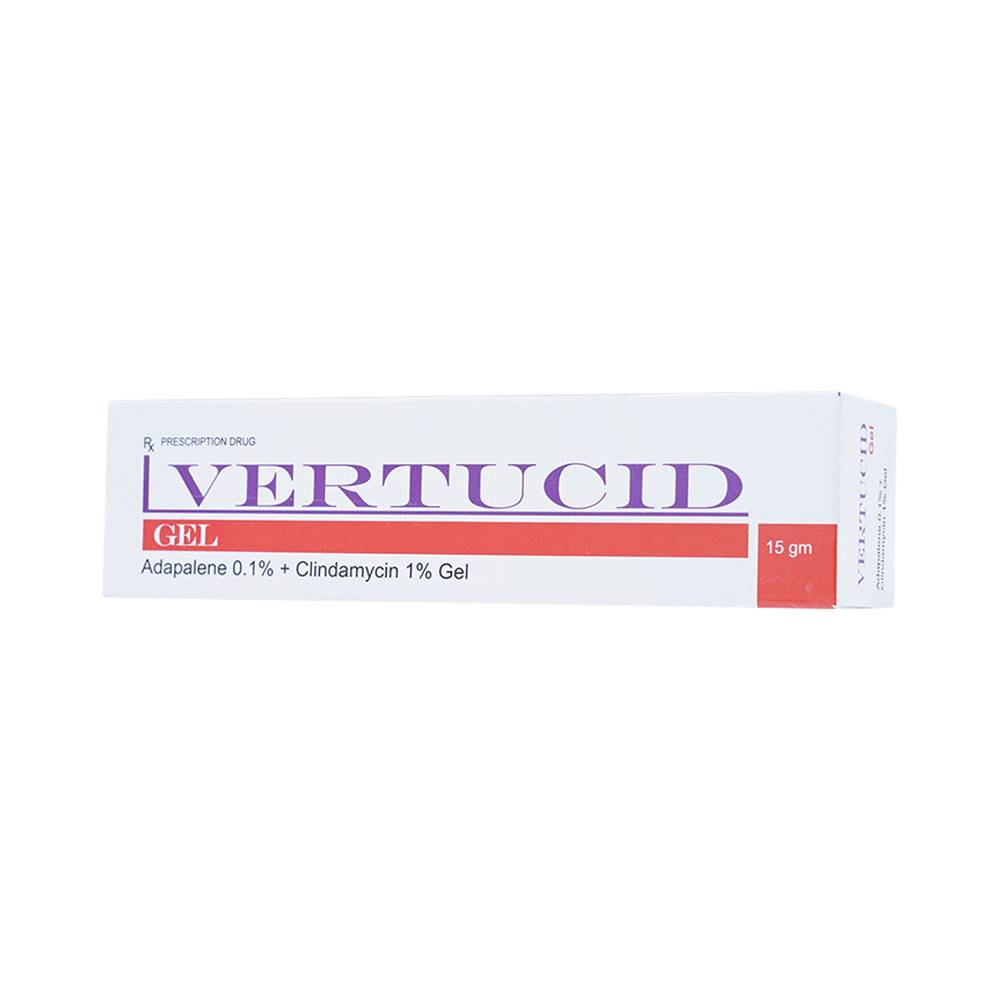 Gel Vertucid Yash Medicare điều trị mụn trứng cá nhẹ đến vừa (15g)