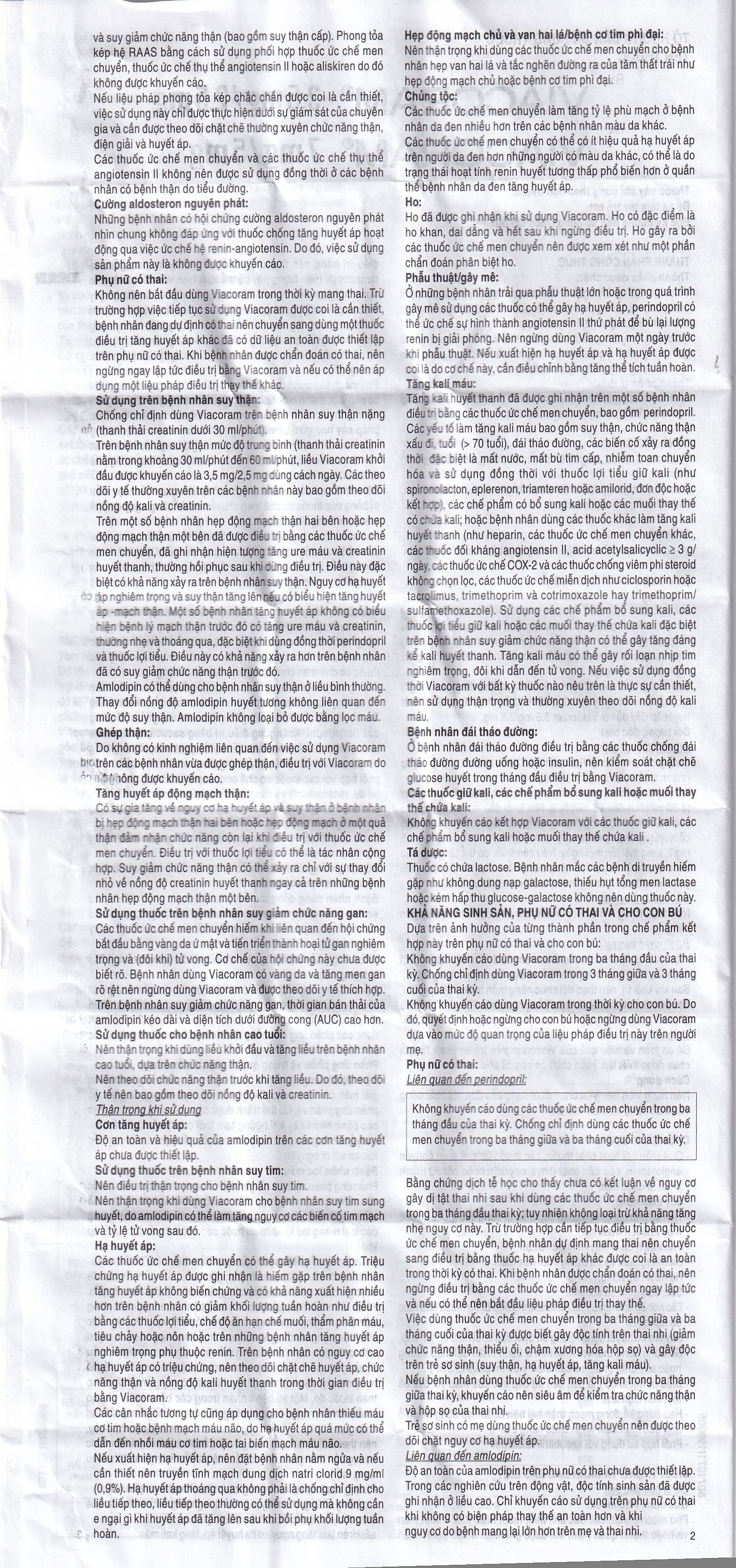 Thuốc Viacoram 3.5mg/2.5mg Servier điều trị tăng huyết áp vô căn (30 viên)