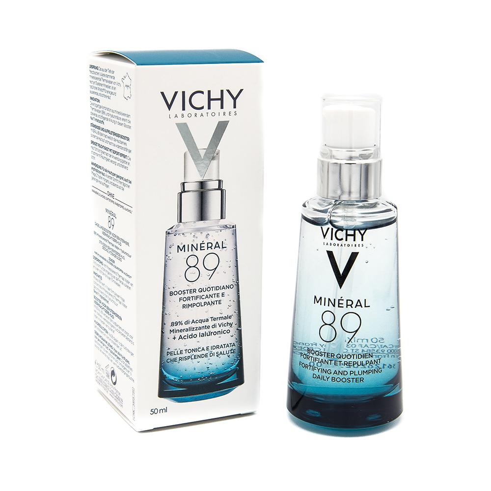 Dưỡng chất giúp sáng da, căng mượt Vichy Minéral 89 Fortifying And Plumping Daily Bootster 50ml