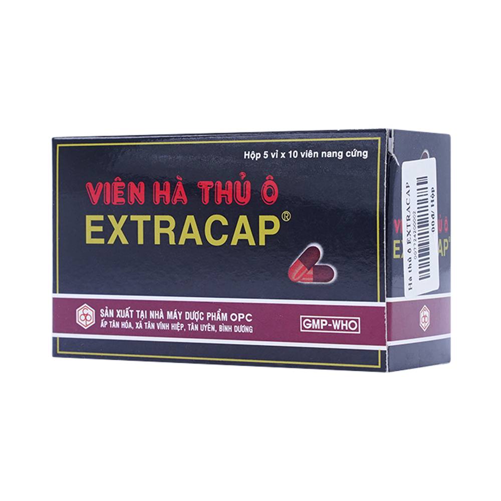 Viên Hà Thủ Ô Extracap OPC điều trị nam giới tinh tủy kém, thần kinh suy nhược (5 vỉ x 10 viên)