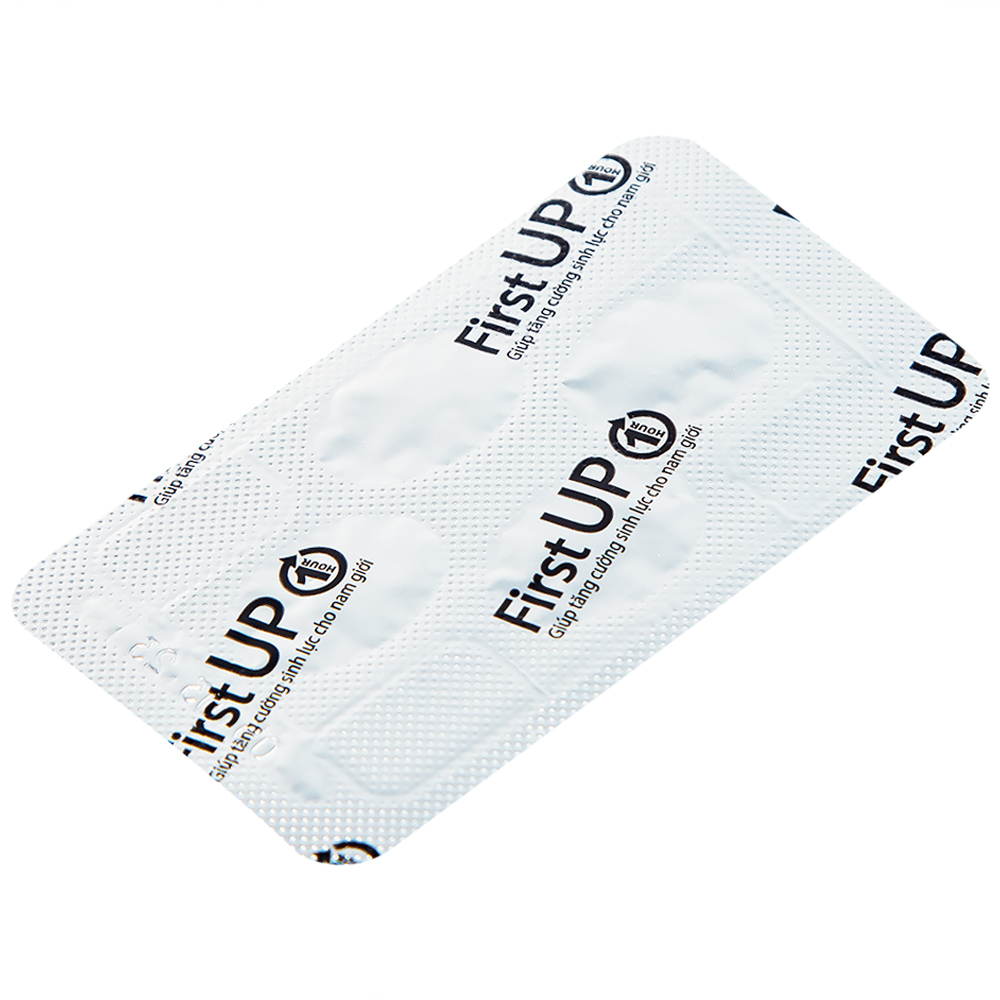Viên ngậm hỗ trợ tăng cường sinh lực cho nam giới First Up 1 Hour (2 vỉ x 4 viên)