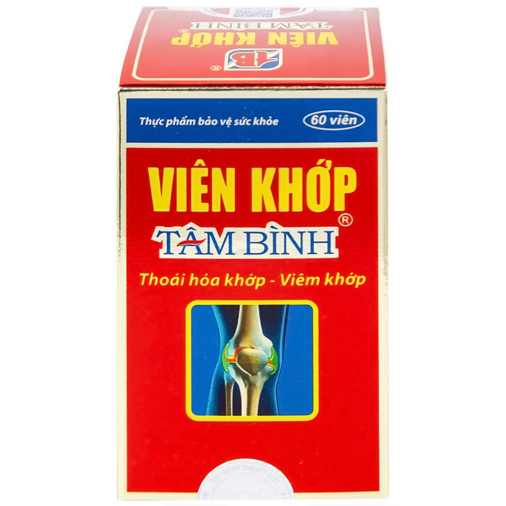 Viên uống giảm thoái hóa khớp viêm khớp Tâm Bình (60 viên)