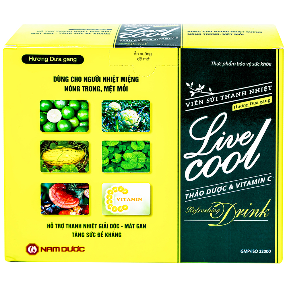 Viên sủi hỗ trợ giải độc mát gan Livecool (16 viên)