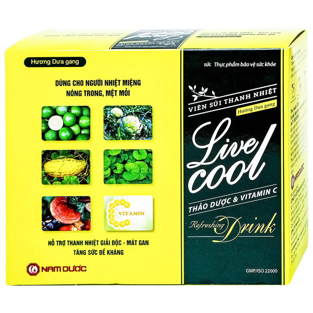 Viên sủi hỗ trợ giải độc mát gan Livecool (16 viên)