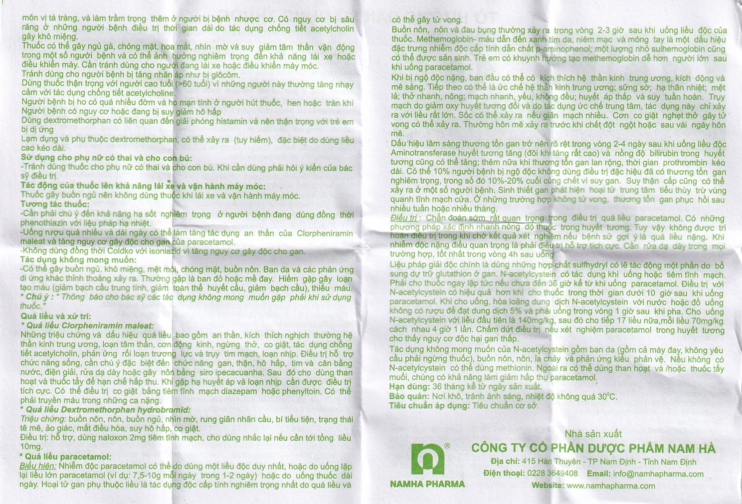 Viên sủi Coldko Nam Hà điều trị triệu chứng cảm cúm (5 viên)