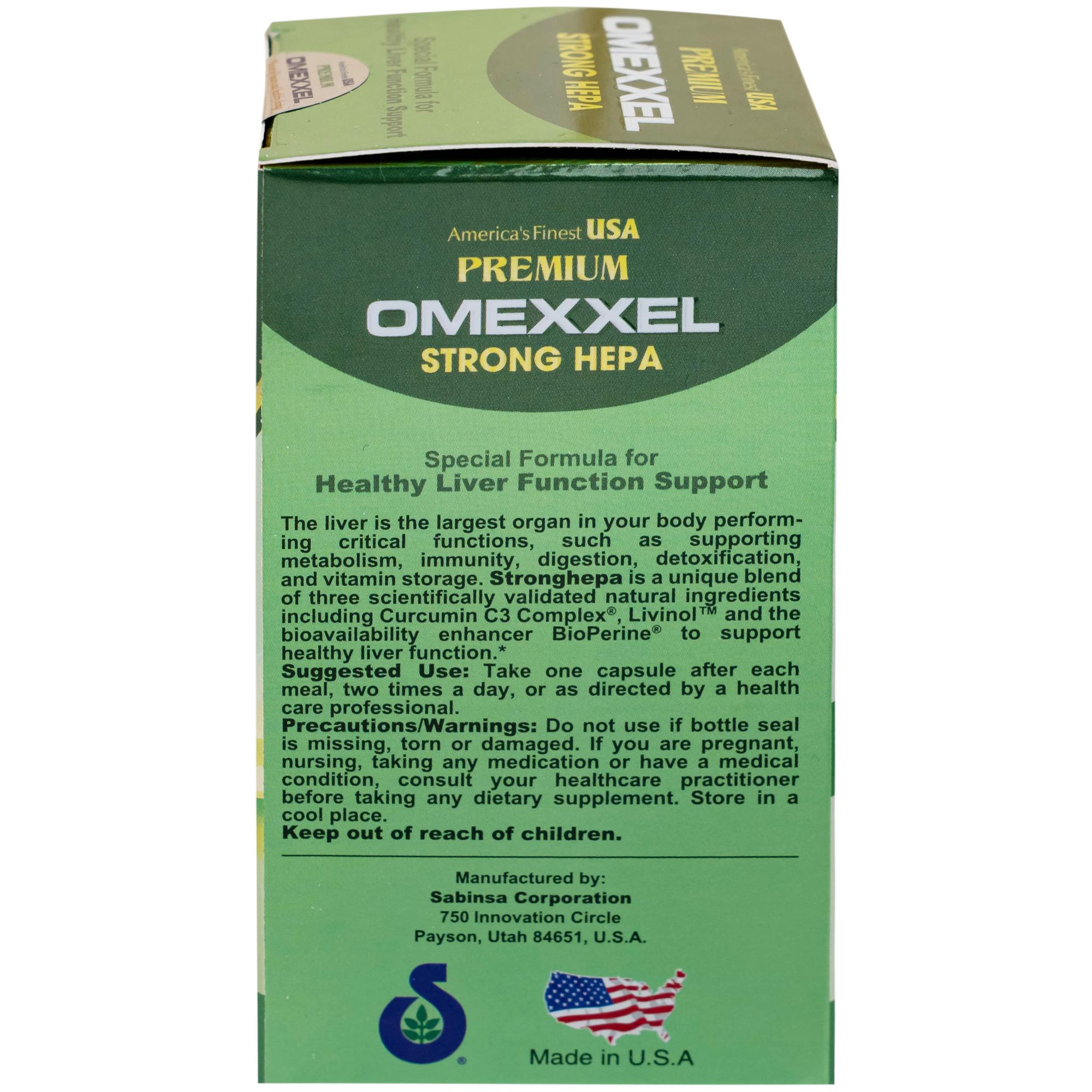 Viên uống hỗ trợ bảo vệ gan khỏe mạnh Premium Omexxel Strong Hepa (60 viên)