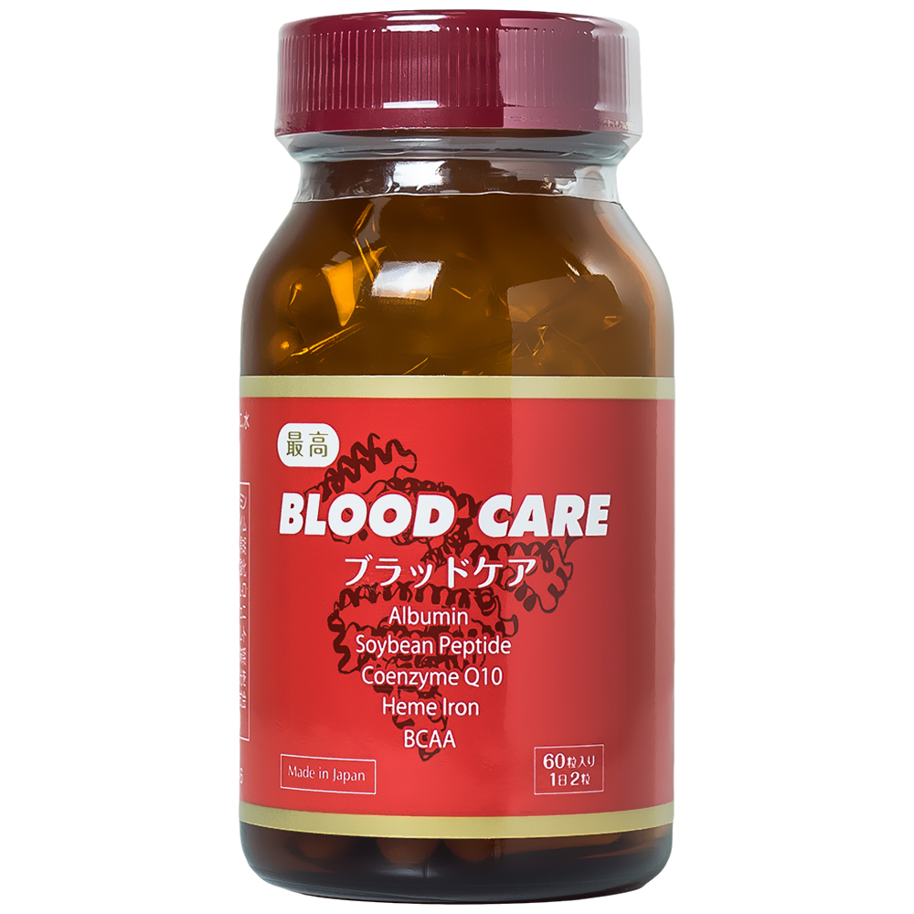 Viên uống bổ máu, giảm nguy cơ thiếu máu do thiếu sắt Blood Care Jpanwell (60 viên)