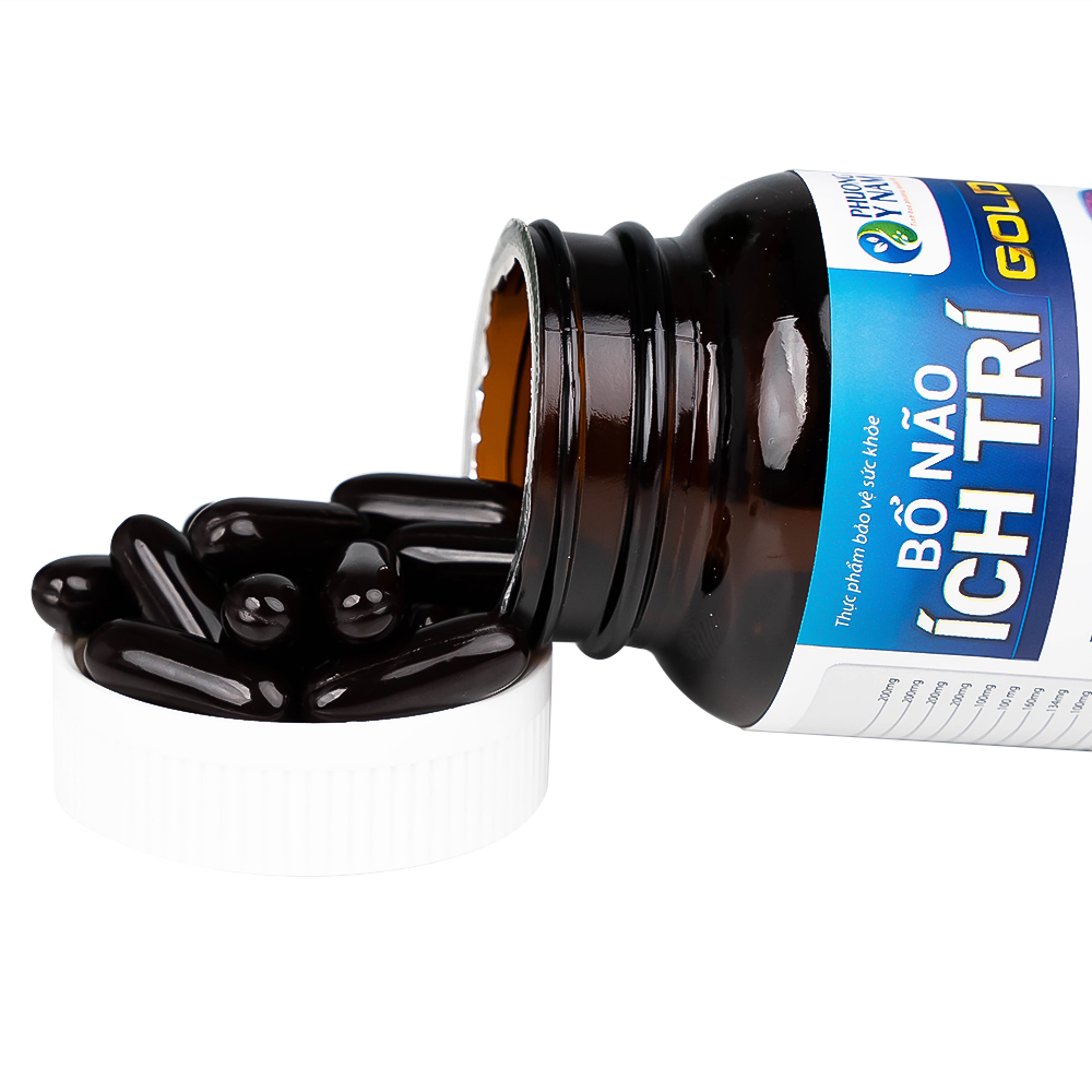 Viên uống tăng cường tuần hoàn não, giảm rối loạn tiền đình Bổ Não Ích Trí Gold (60 viên)