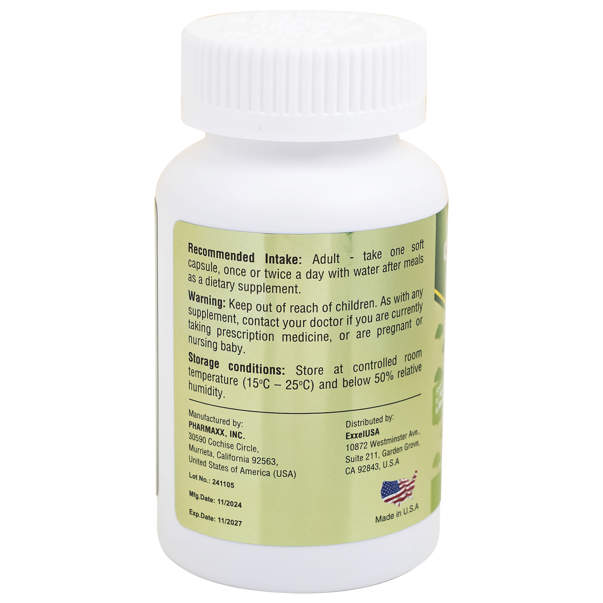 Viên uống hỗ trợ tăng tuần hoàn não, tốt cho tim mạch Omexxel Ginkgo 120 (60 viên)