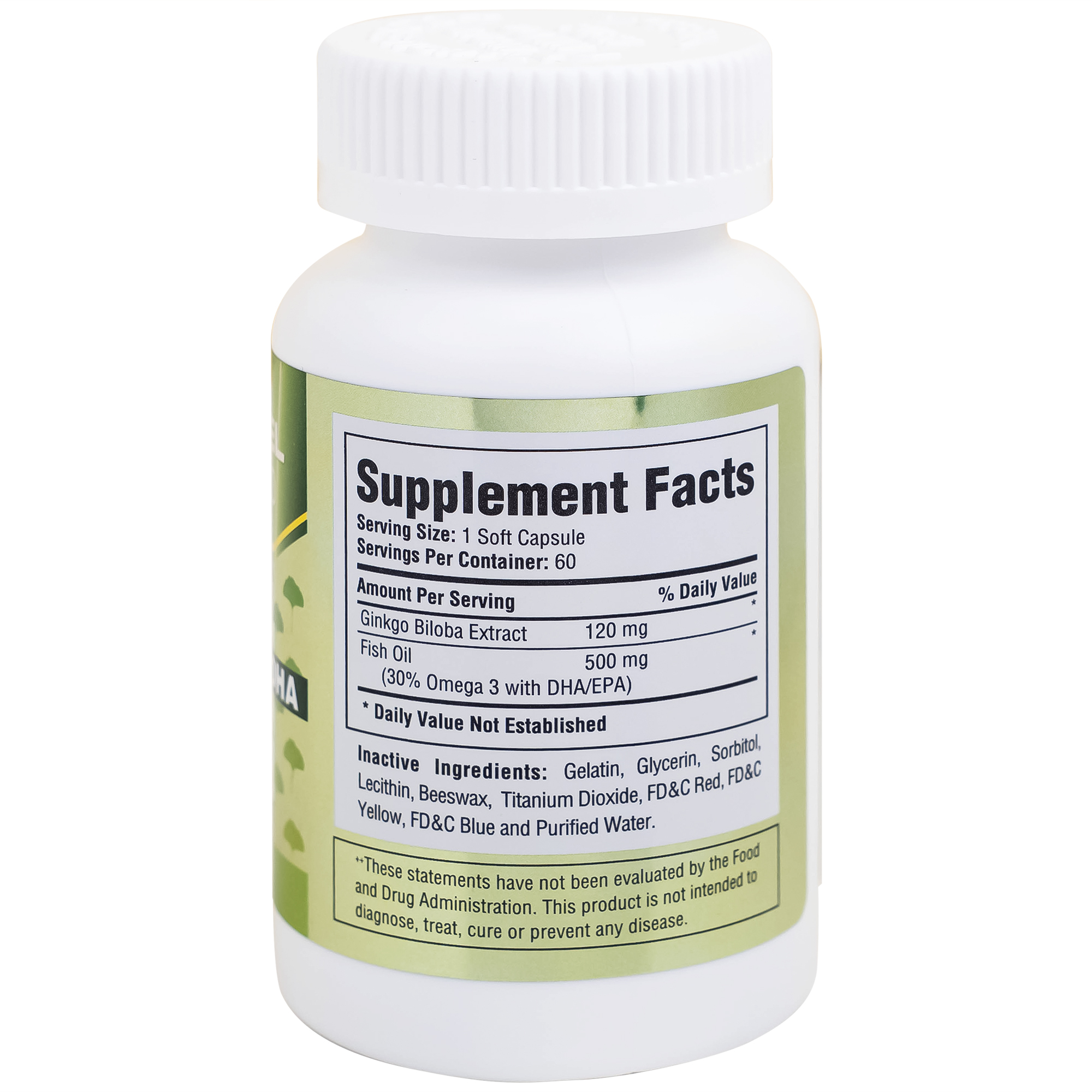 Viên uống hỗ trợ tăng tuần hoàn não, tốt cho tim mạch Omexxel Ginkgo 120 (60 viên)