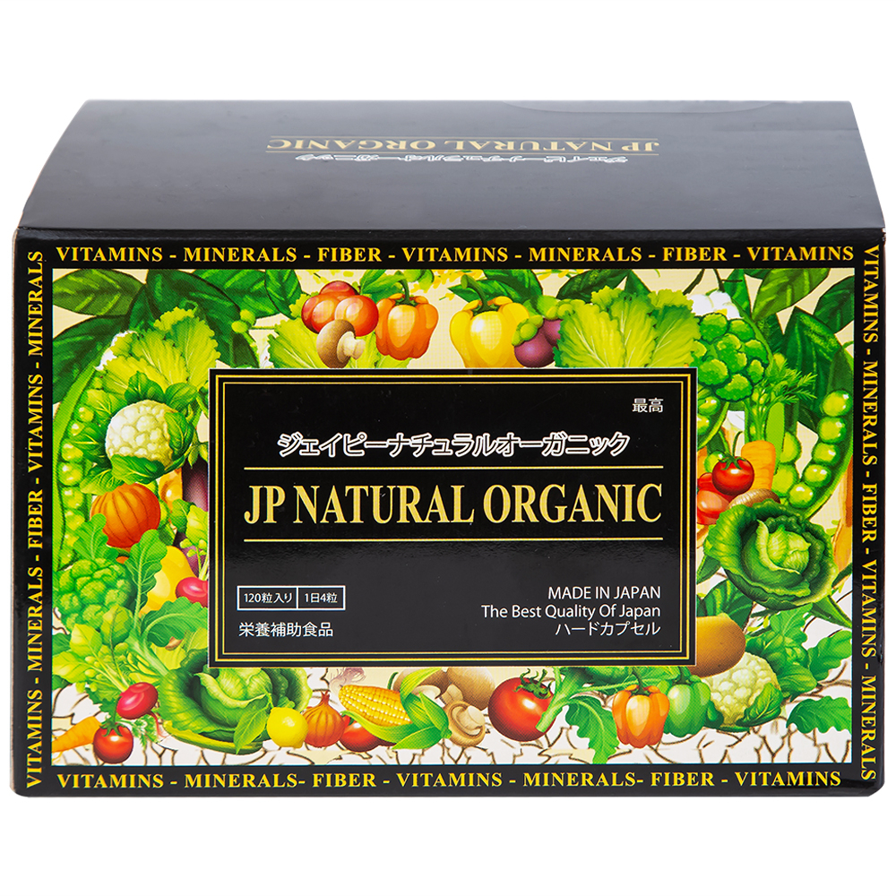 Viên uống bổ sung chất xơ, hỗ trợ hệ tiêu hóa JP Natural Organic Jpanwell (120 viên)