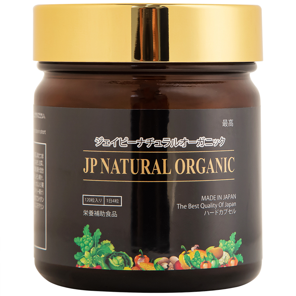 Viên uống bổ sung chất xơ, hỗ trợ hệ tiêu hóa JP Natural Organic Jpanwell (120 viên)