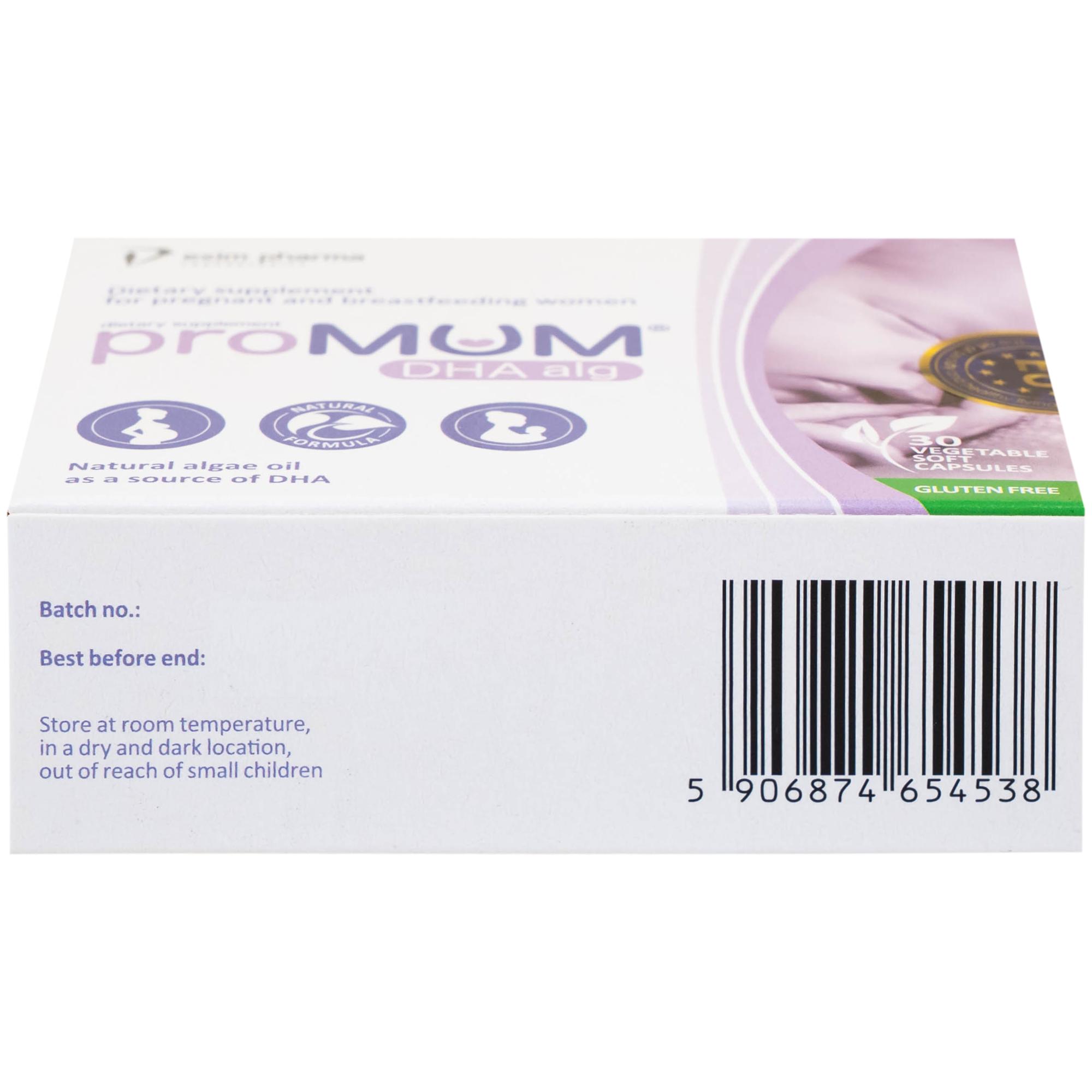 Viên uống bổ sung DHA cho phụ nữ có thai và cho con bú proMUM DHA Alg (3 vỉ x 10 viên)