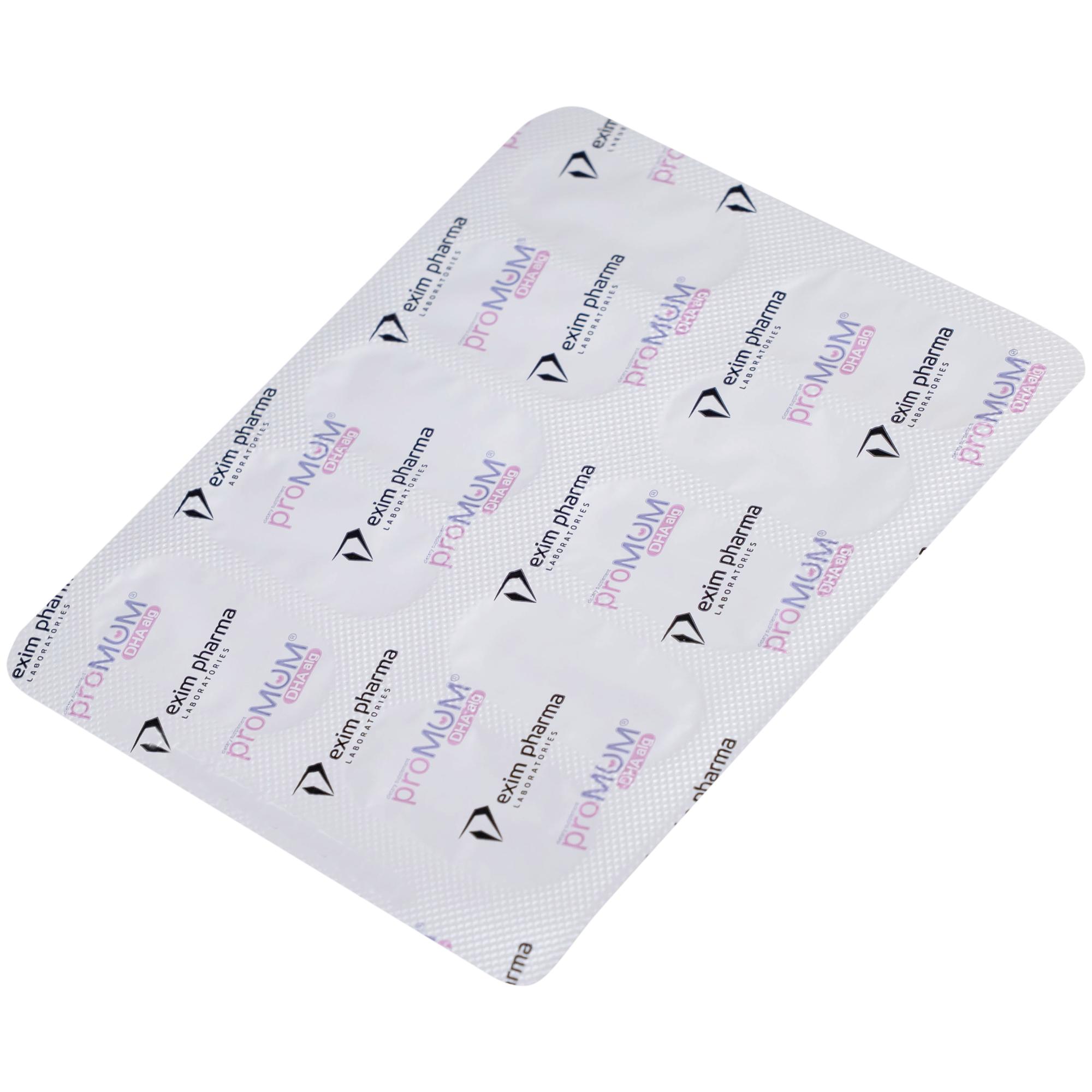 Viên uống bổ sung DHA cho phụ nữ có thai và cho con bú proMUM DHA Alg (3 vỉ x 10 viên)