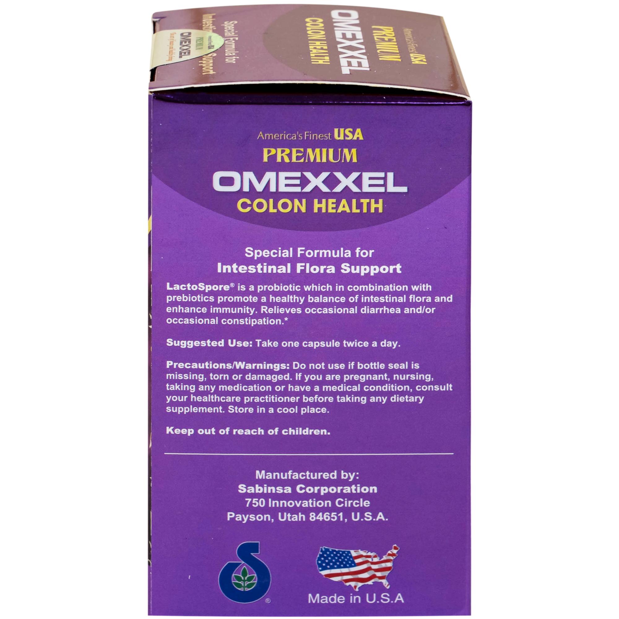 Viên uống bổ sung lợi khuẩn, hỗ trợ giảm rối loạn tiêu hóa Premium Omexxel Colon Health (60 viên)