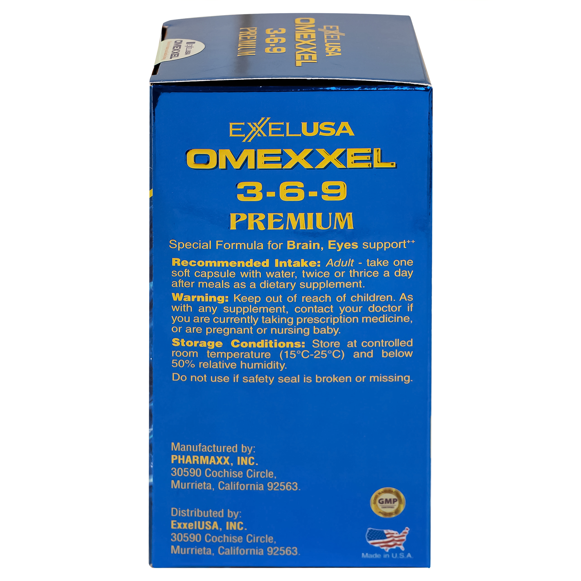 Viên uống hỗ trợ tốt cho não và mắt Omexxel 3-6-9 Premium (100 viên)