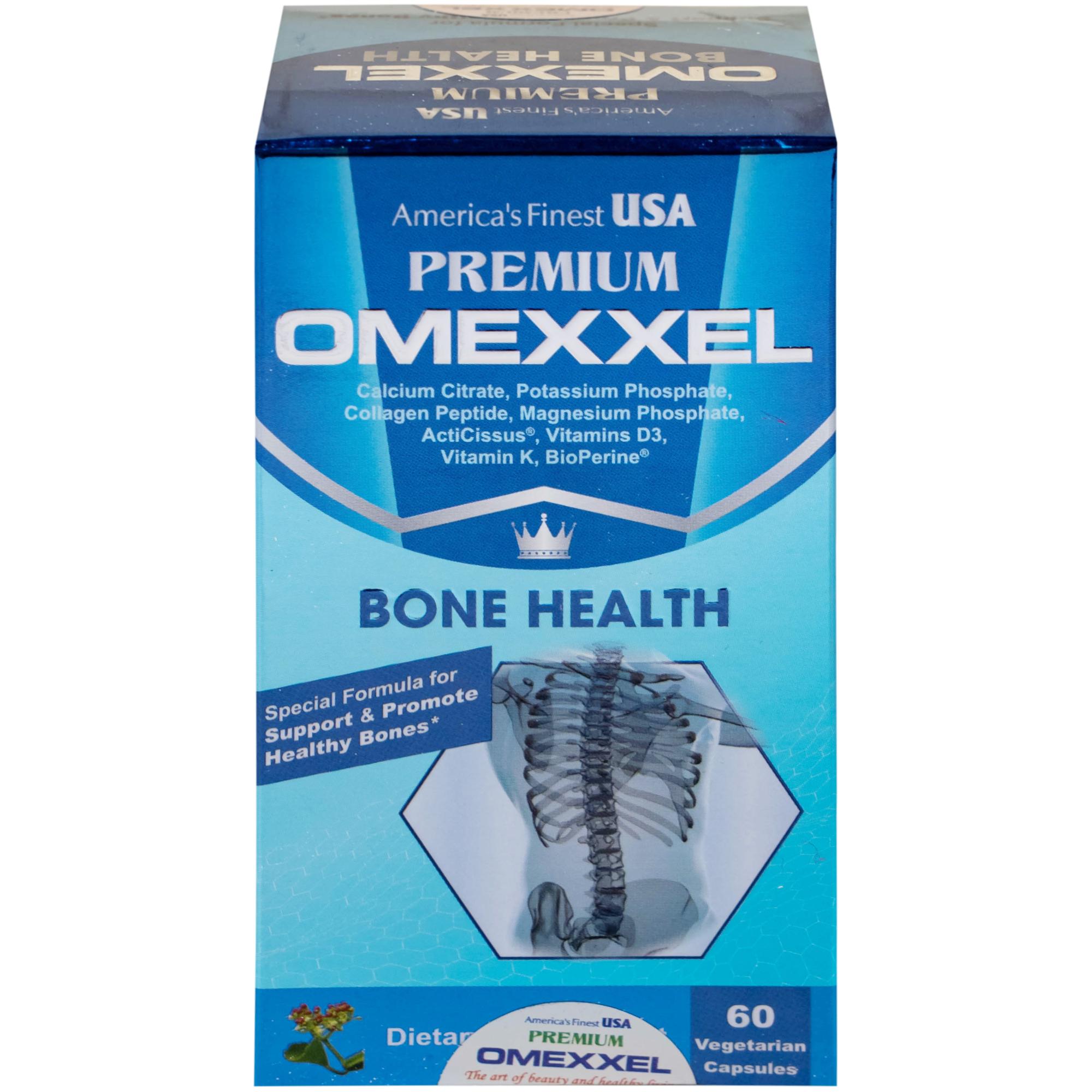 Viên uống hỗ trợ xương khỏe mạnh Premium Omexxel Bone Health (60 viên)