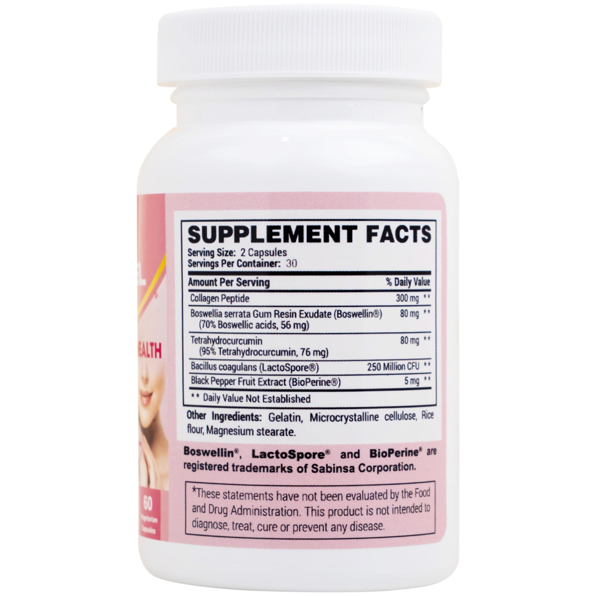 Viên uống bổ sung collagen, giúp làm đẹp da, tóc, móng chắc khỏe Premium Omexxel Skin Hair & Nails Health (60 viên)