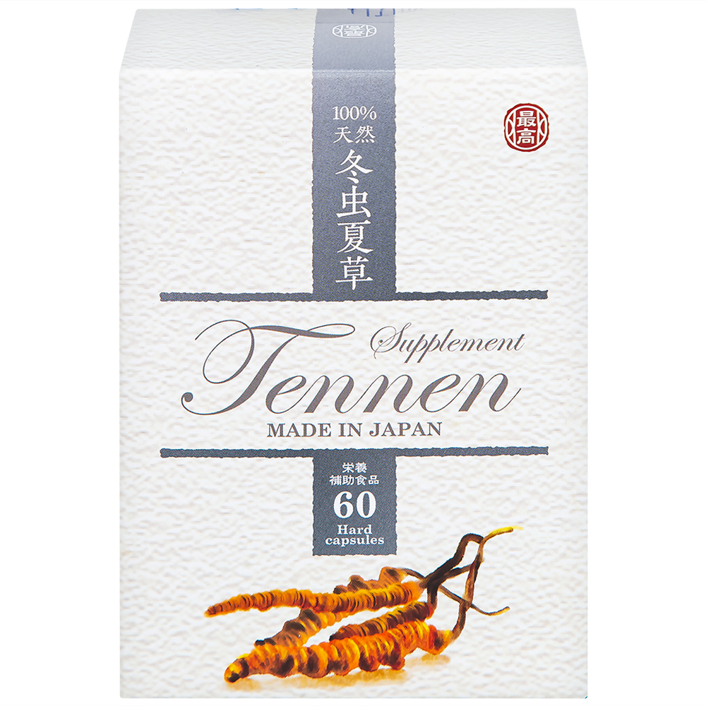 Viên uống Đông Trùng Hạ Thảo hỗ trợ tăng cường sức khỏe, hạn chế lão hóa Tennen Jpanwell (6 vỉ x 10 viên)