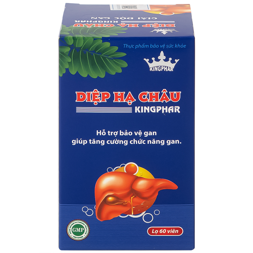 Viên uống hỗ trợ bảo vệ gan, tăng cường chức năng gan Diệp Hạ Châu Kingphar (60 viên)