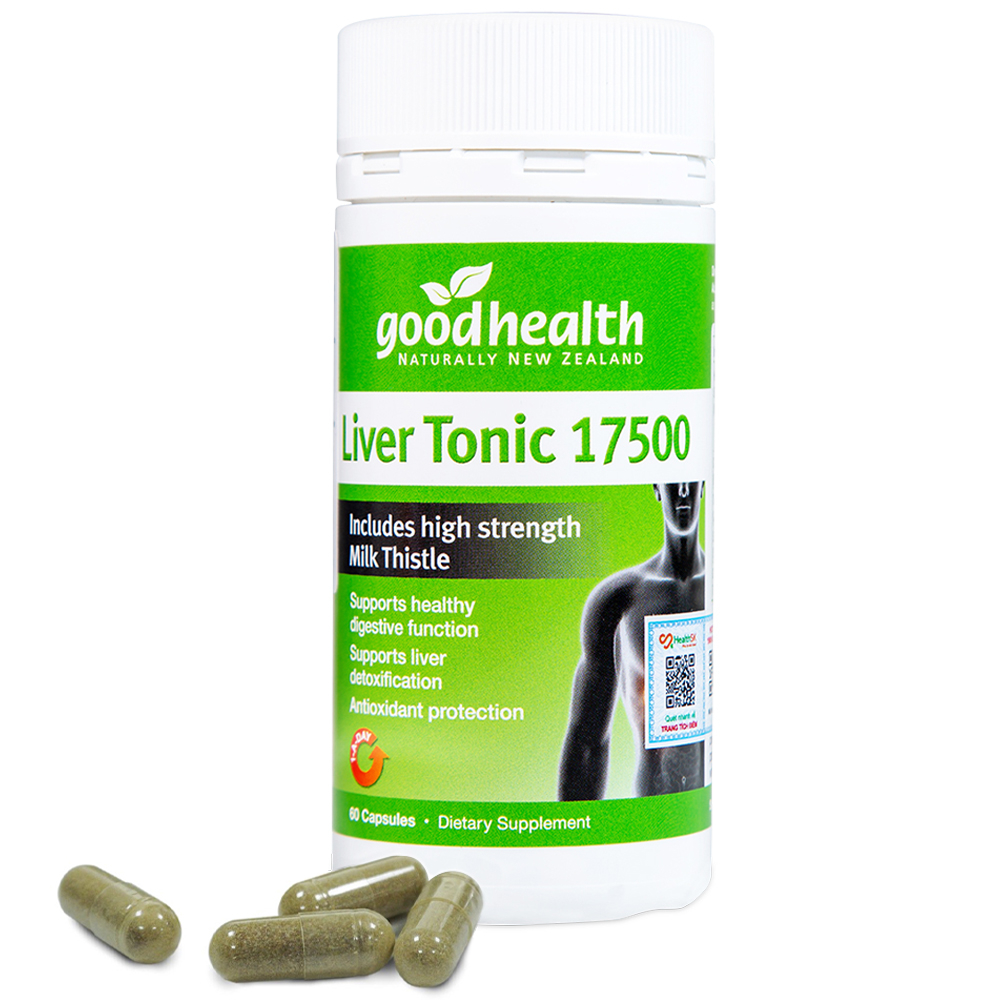 Viên uống hỗ trợ giải độc gan, bảo vệ gan Liver Tonic 17500 GoodHealth (60 viên)