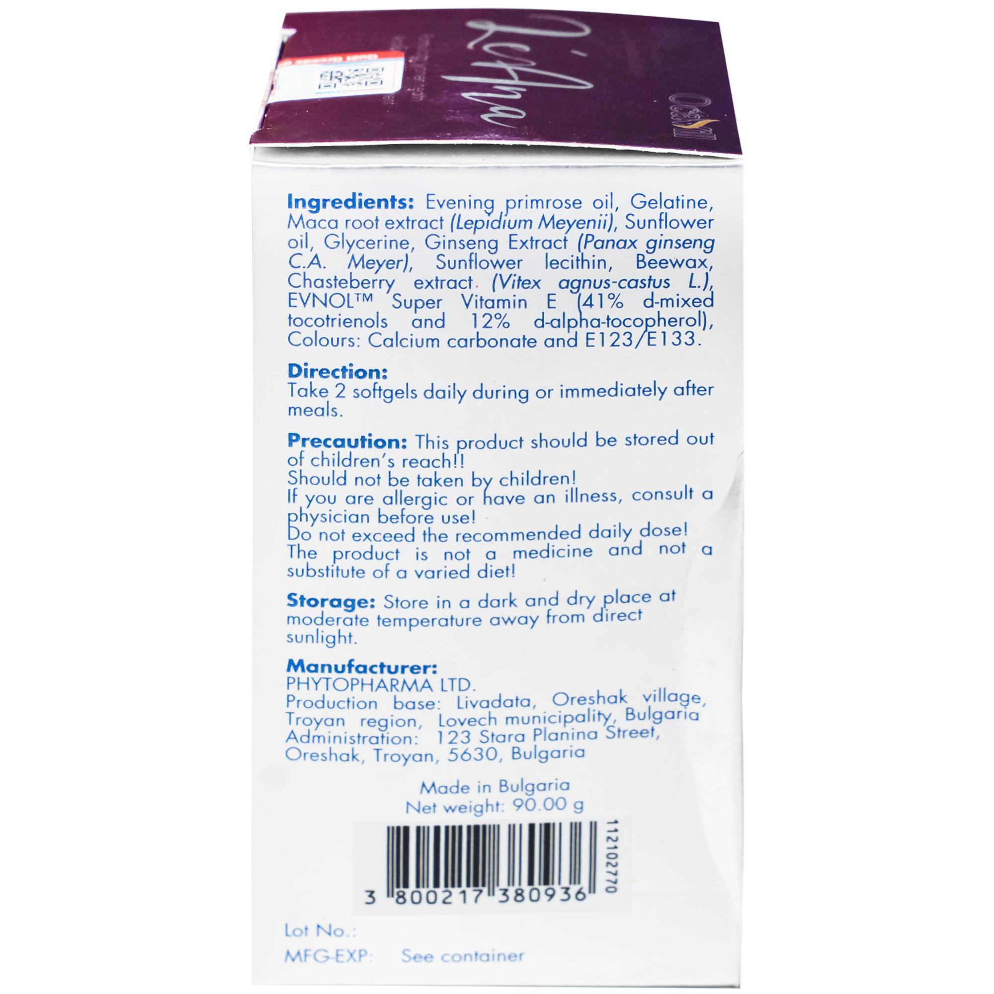 Viên uống hỗ trợ cân bằng nội tiết tố, cải thiện triệu chứng tiền mãn kinh LéAna Ocavill (60 viên)