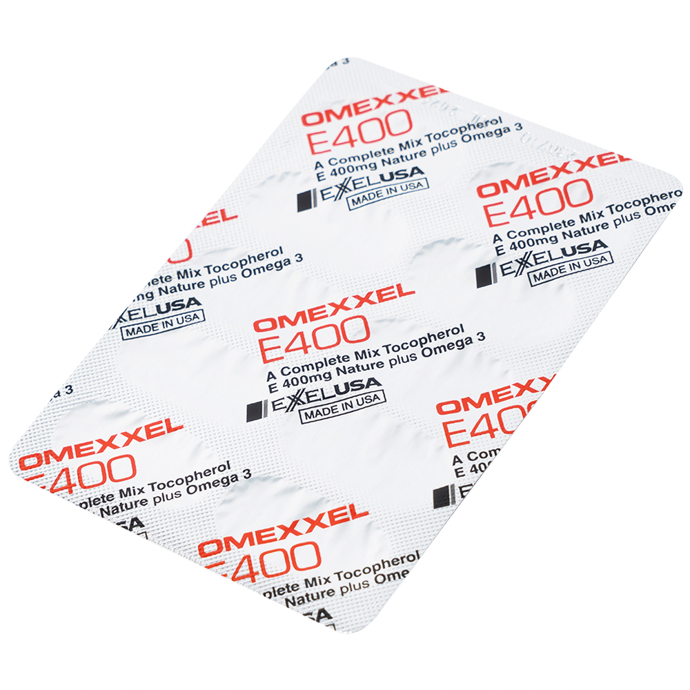 Viên uống hỗ trợ chống oxy hóa, tốt cho da Omexxel E400 (3 vỉ x 10 viên)