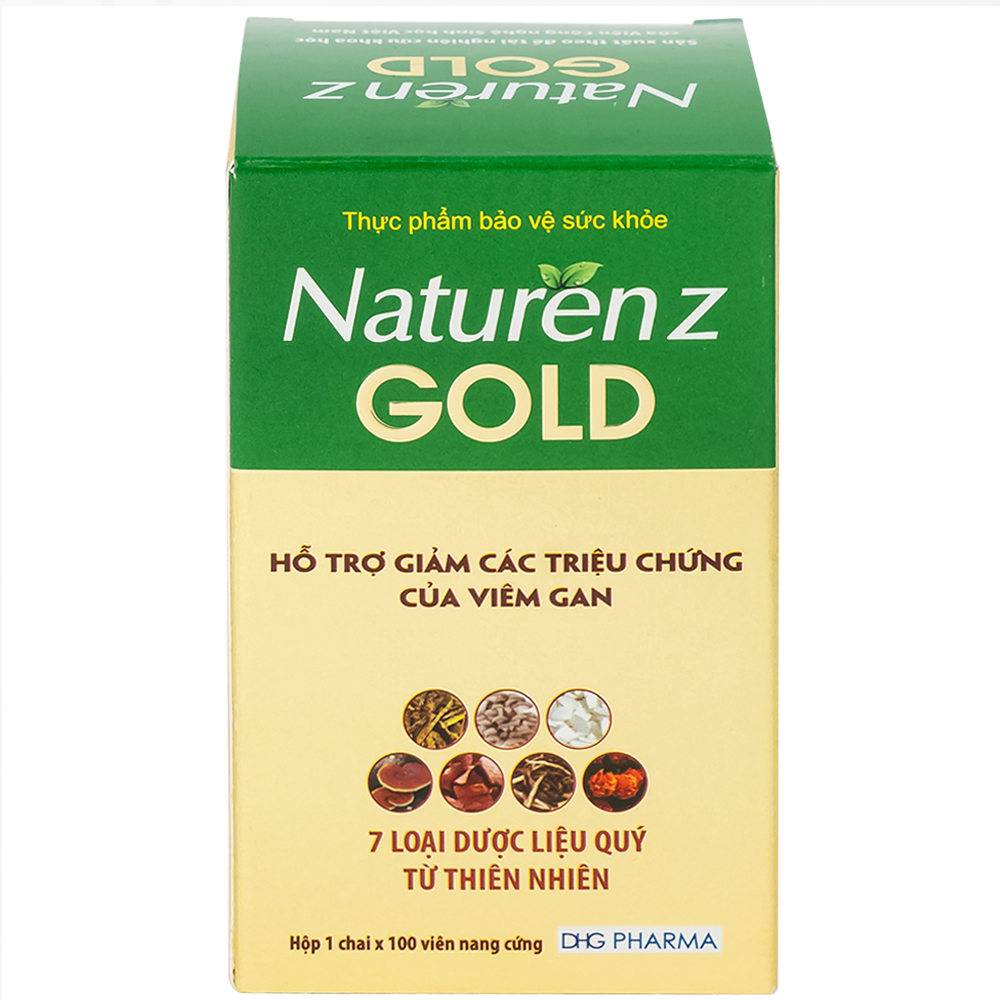 Viên uống hỗ trợ giải độc gan, giúp bảo vệ gan, giảm các triệu chứng của viêm gan Naturenz Gold DHG Pharma (100 viên)