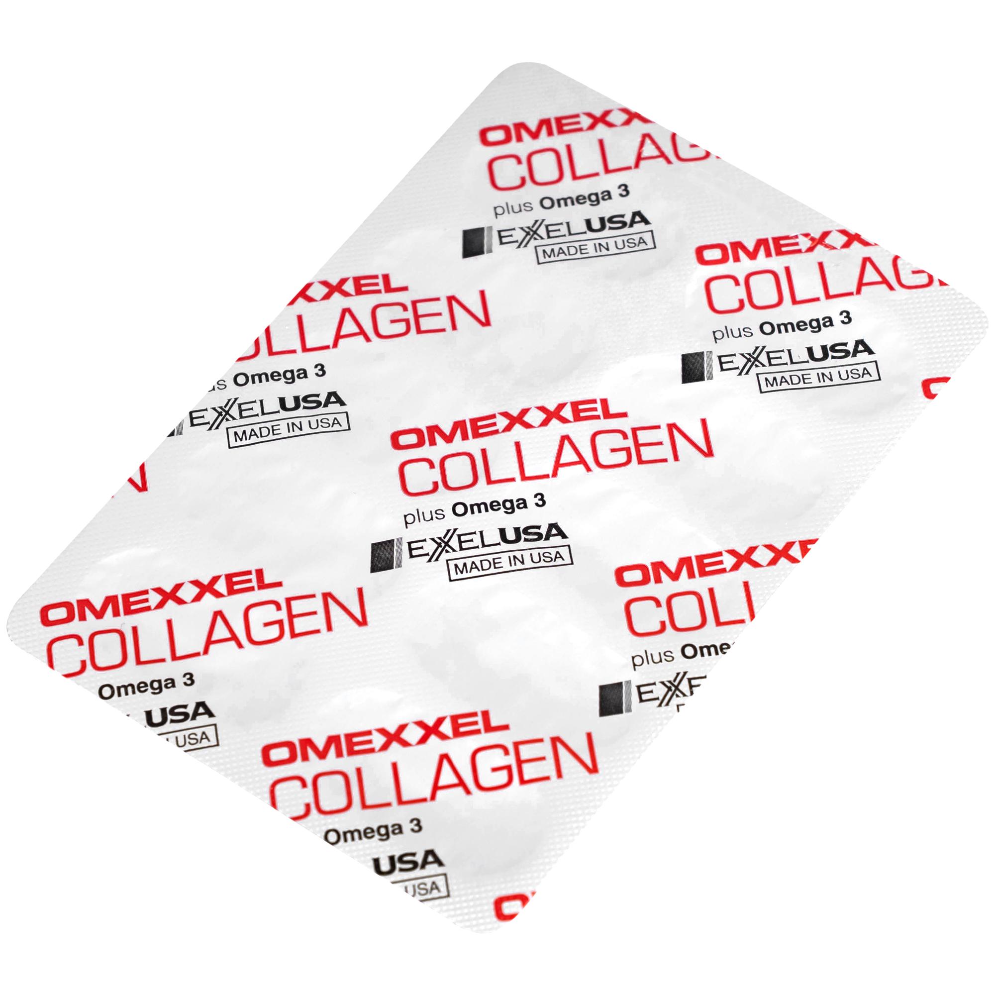 Viên uống giúp chậm quá trình lão hóa da, tăng đàn hồi da Omexxel Collagen (3 vỉ x 10 viên)