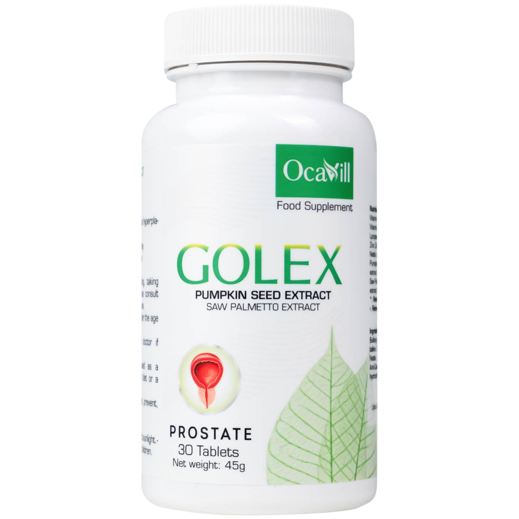 Viên uống hỗ trợ cho người phì đại lành tính tuyến tiền liệt Golex Ocavill (30 viên)