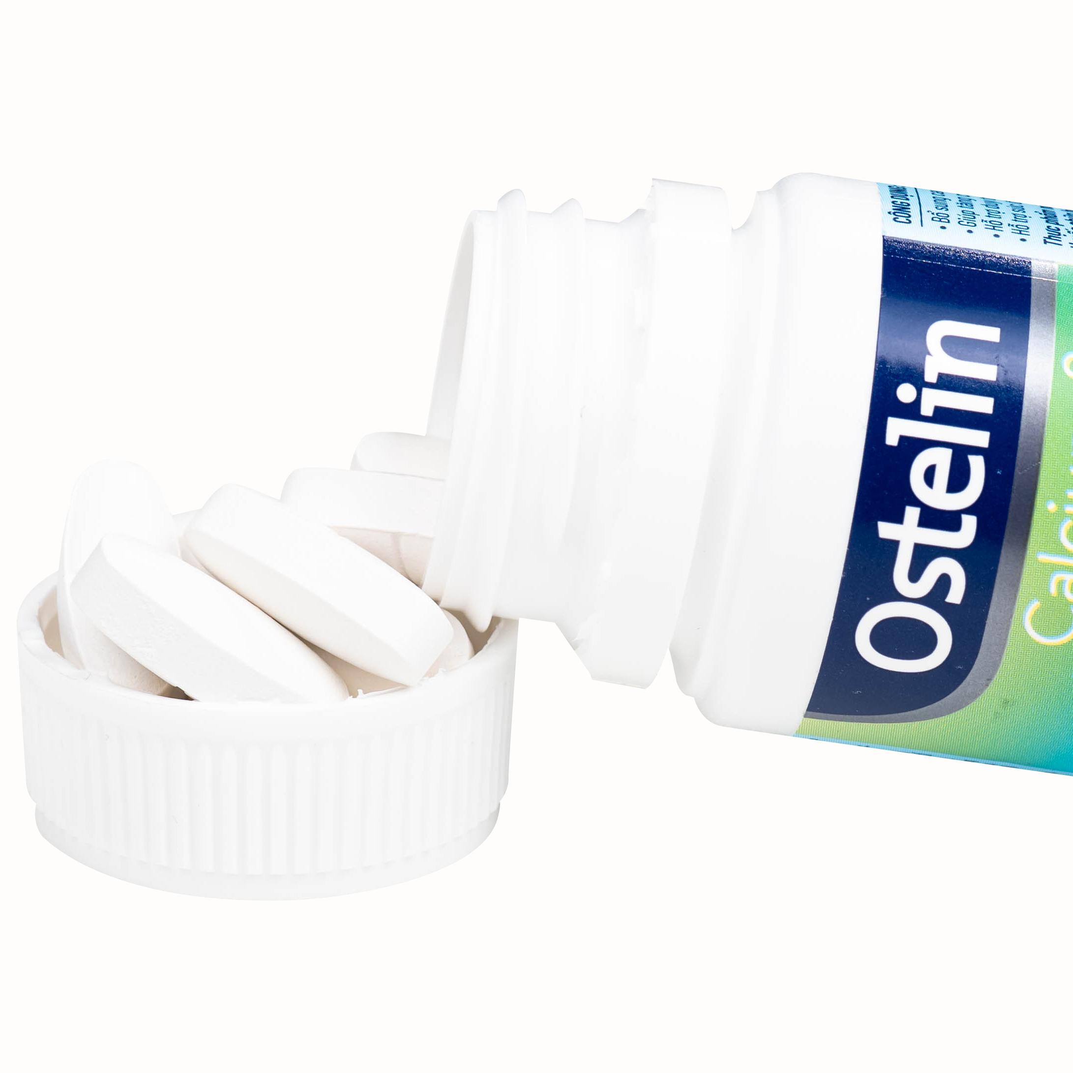 Viên uống Ostelin Calcium & Vitamin D3 Sanofi giúp tăng hấp thụ canxi, duy trì xương và răng chắc khỏe (30 viên)